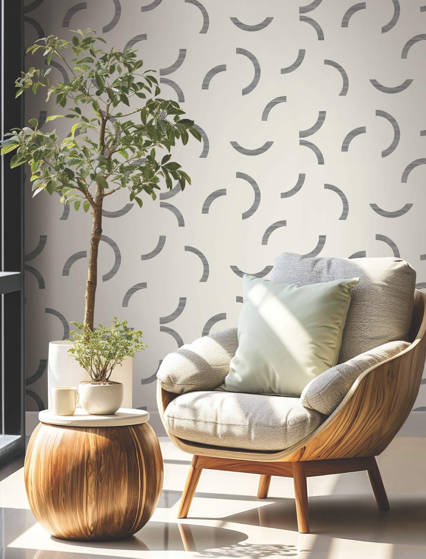 lunula-black-wallpaper-york-wallcoverings-fm1022 - York Wallpaper Wallpaper