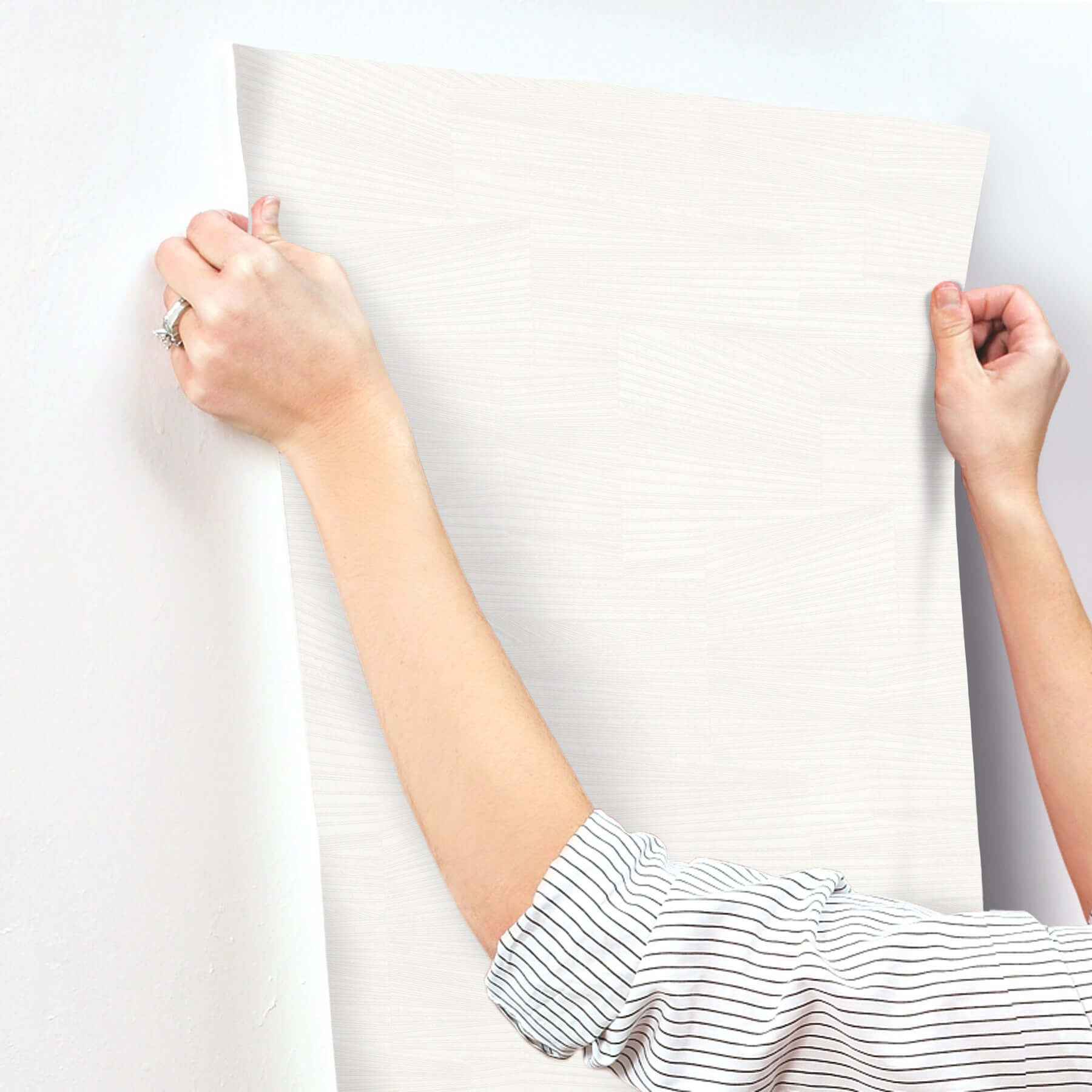 Higher Ground Geo Alabaster Wallpaper - York Wallcoverings - FM1033 - York Wallcoverings Wallpaper