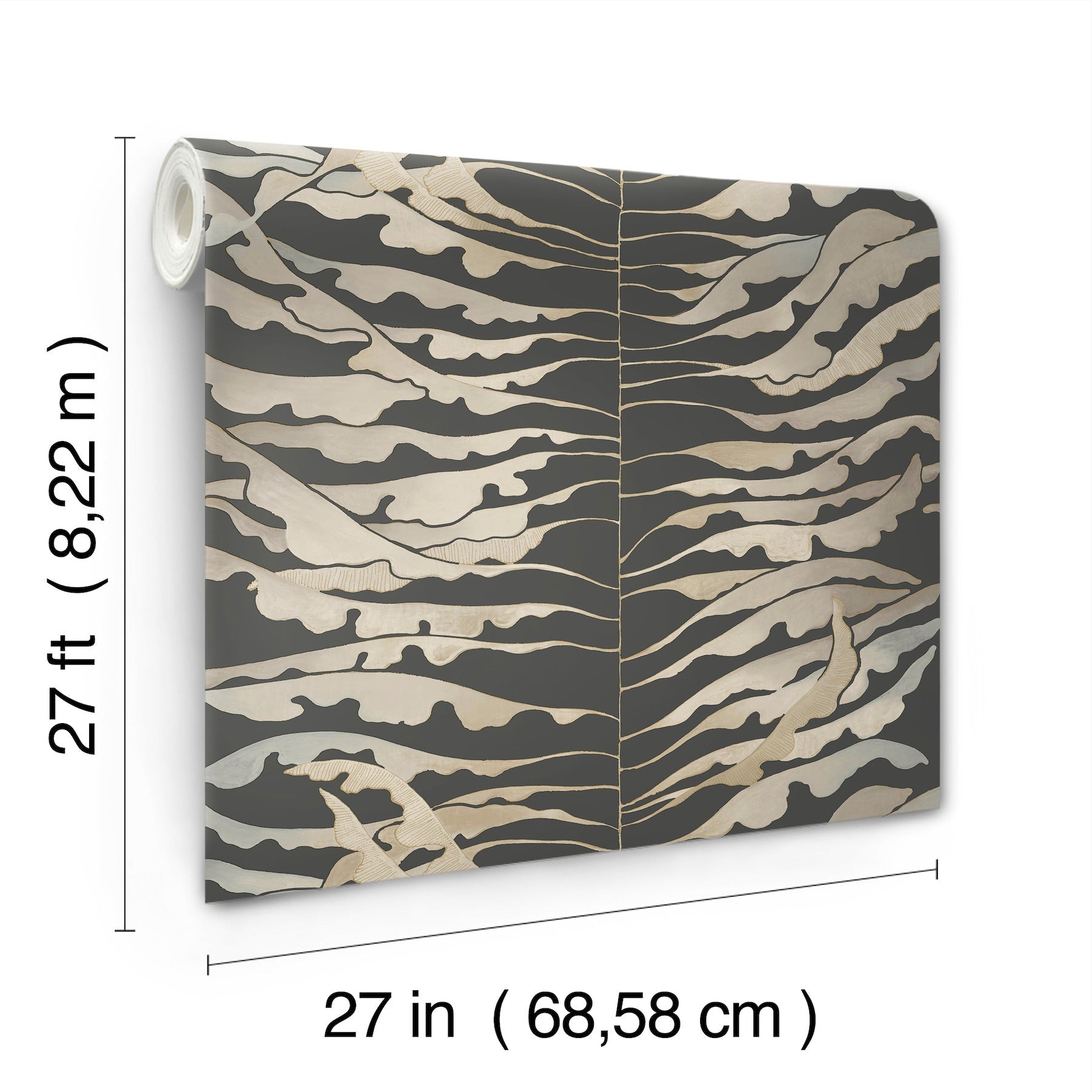 leaf-column-wallpaper-black-york-wallcoverings-fm1042