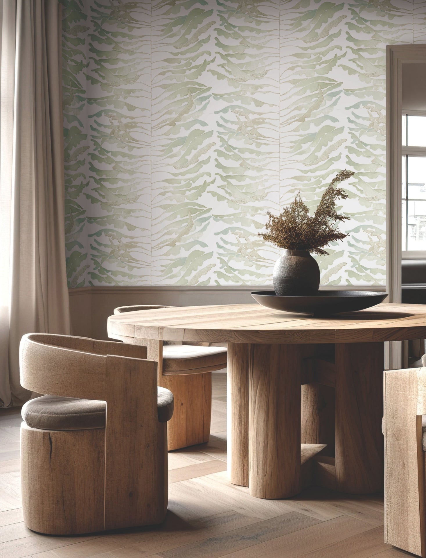 leaf-column-wallpaper-green-york-wallcoverings-fm1045