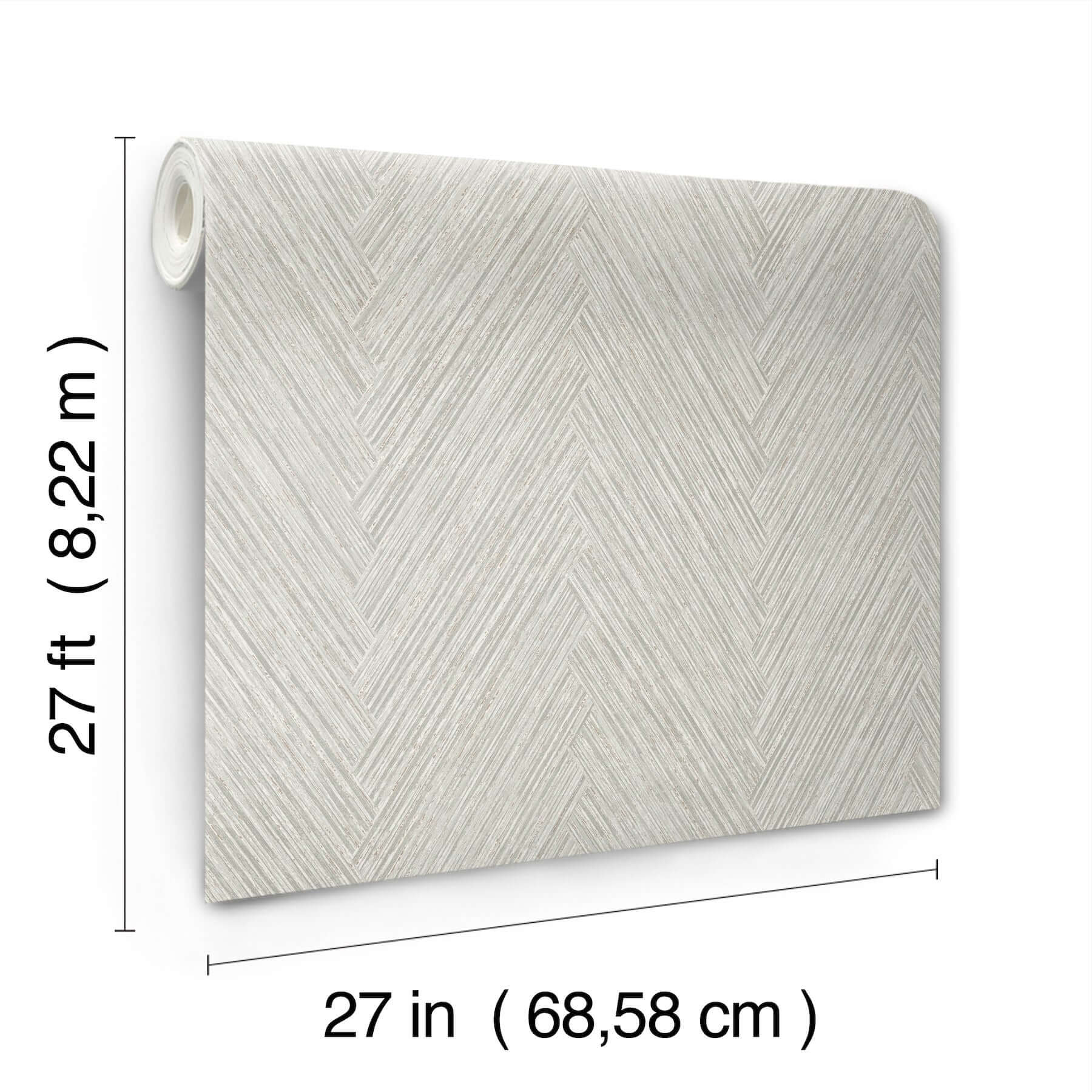 thatched-chevron-dove-wallpaper-york-wallcoverings-fm1055 - York Wallcoverings Wallpaper