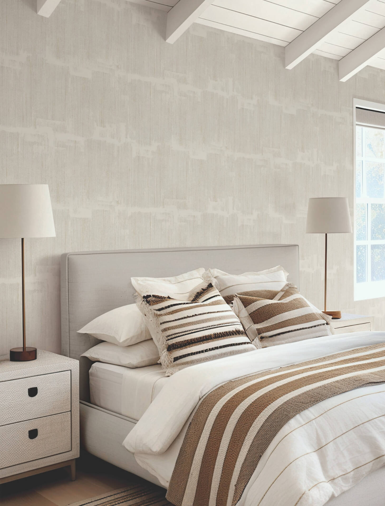 rhythm-rhyme-taupe-wallpaper-york-wallcoverings-fm1065 - York Wallpaper Wallpaper