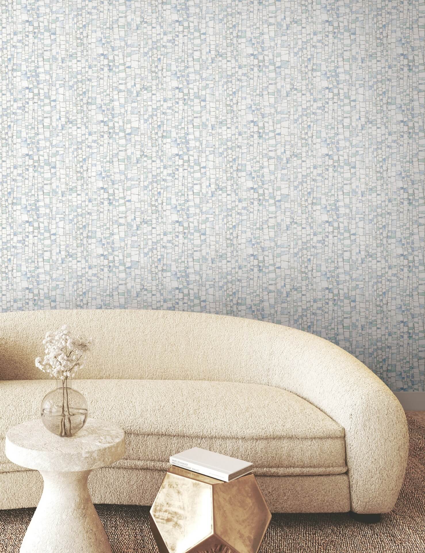 kaleidoscopic-blue-wallpaper-york-wallcoverings-fm1081 - York Wallpaper Wallpaper