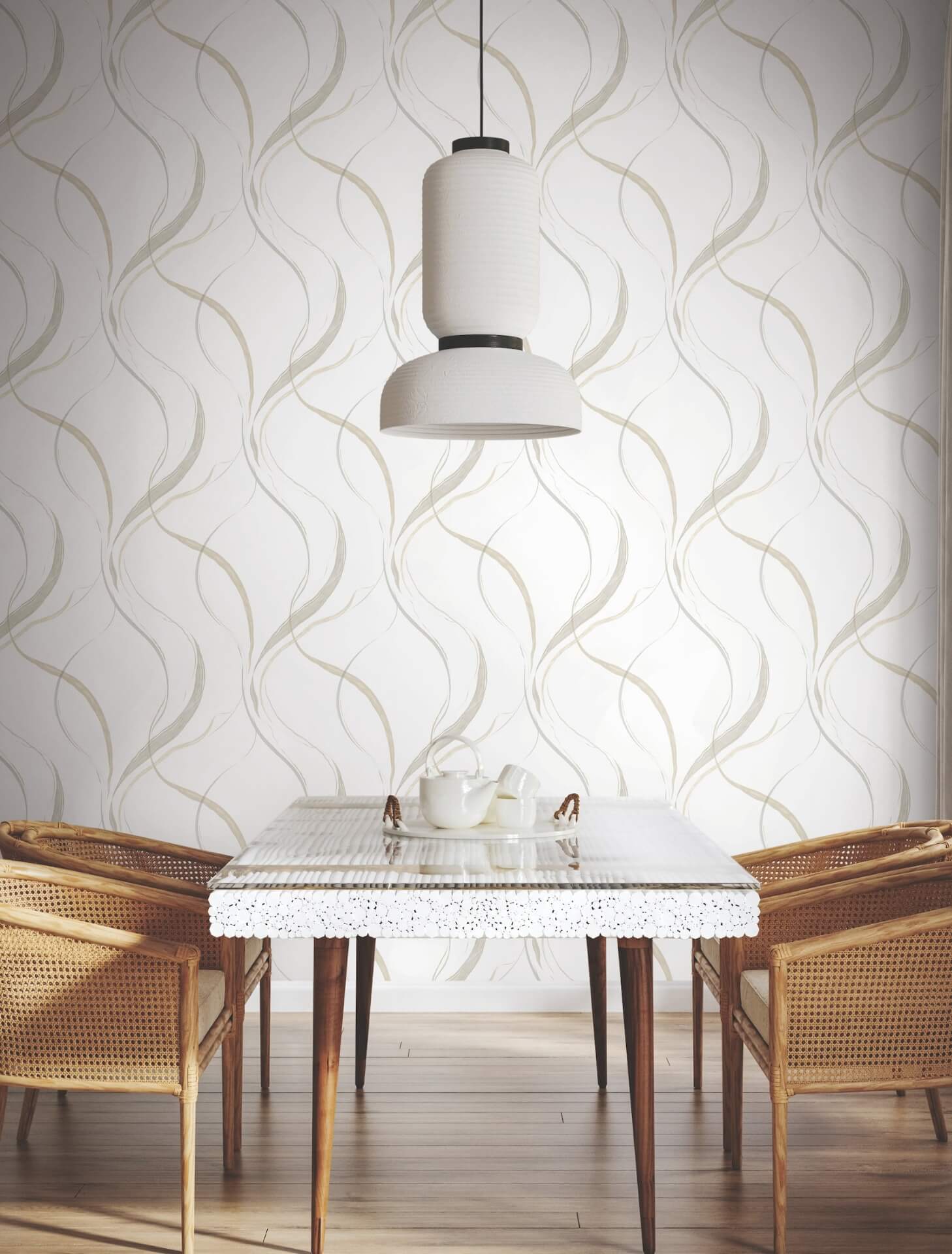 ink-flow-neutral-wallpaper-york-wallcoverings-fm1093 - York Wallpaper Wallpaper