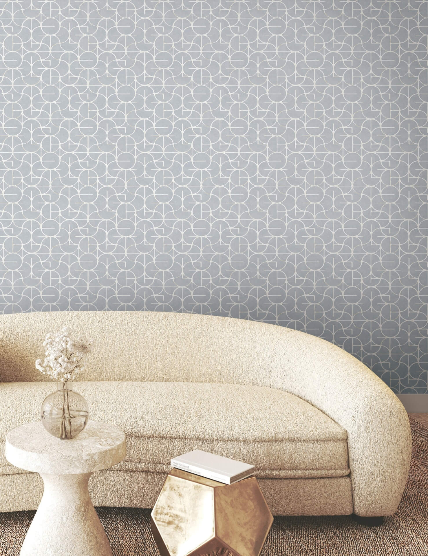 looking-glass-chambray-wallpaper-york-wallcoverings-fm1106 - York Wallpaper Wallpaper
