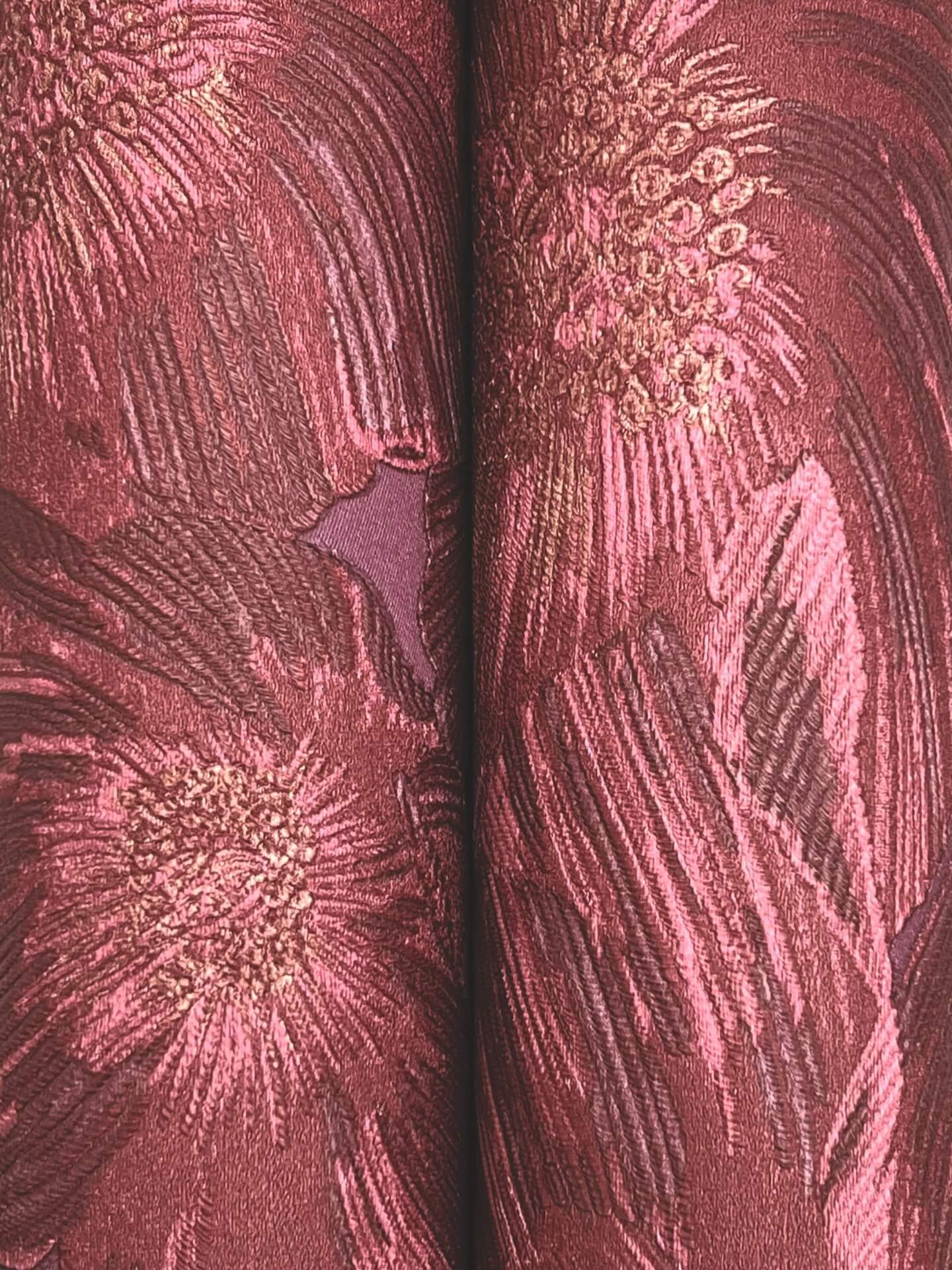 anemoni-burgundy-wallpaper-york-wallcoverings-mi10505 - York Wallpaper Wallpaper