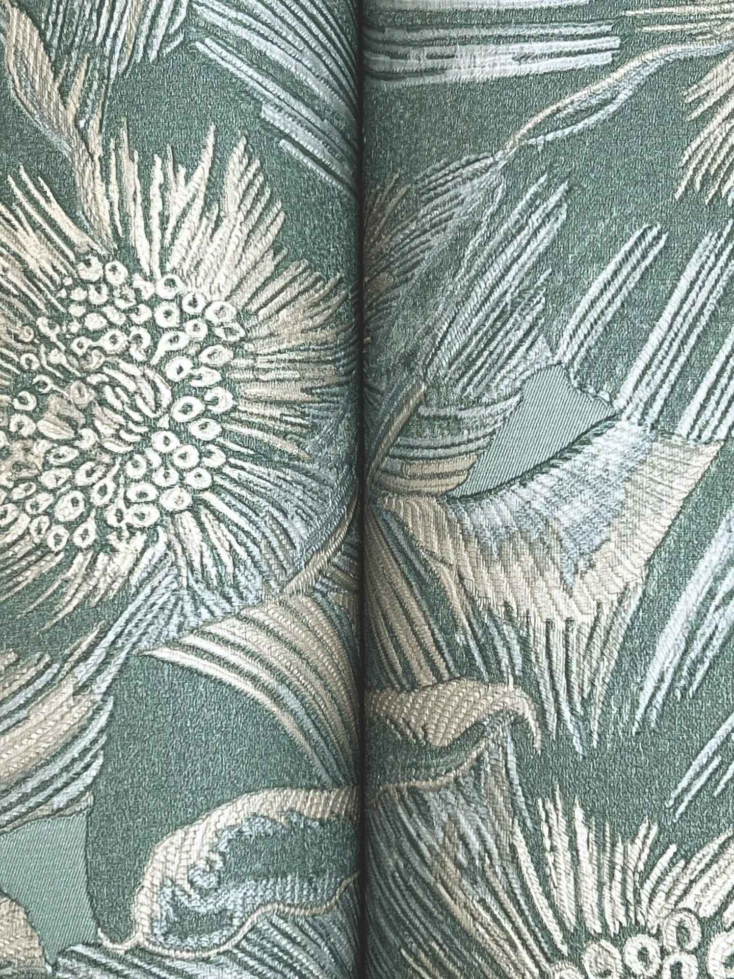 Anemoni Teal Wallpaper - York Wallcoverings - MI10504 - York Wallcoverings Wallpaper