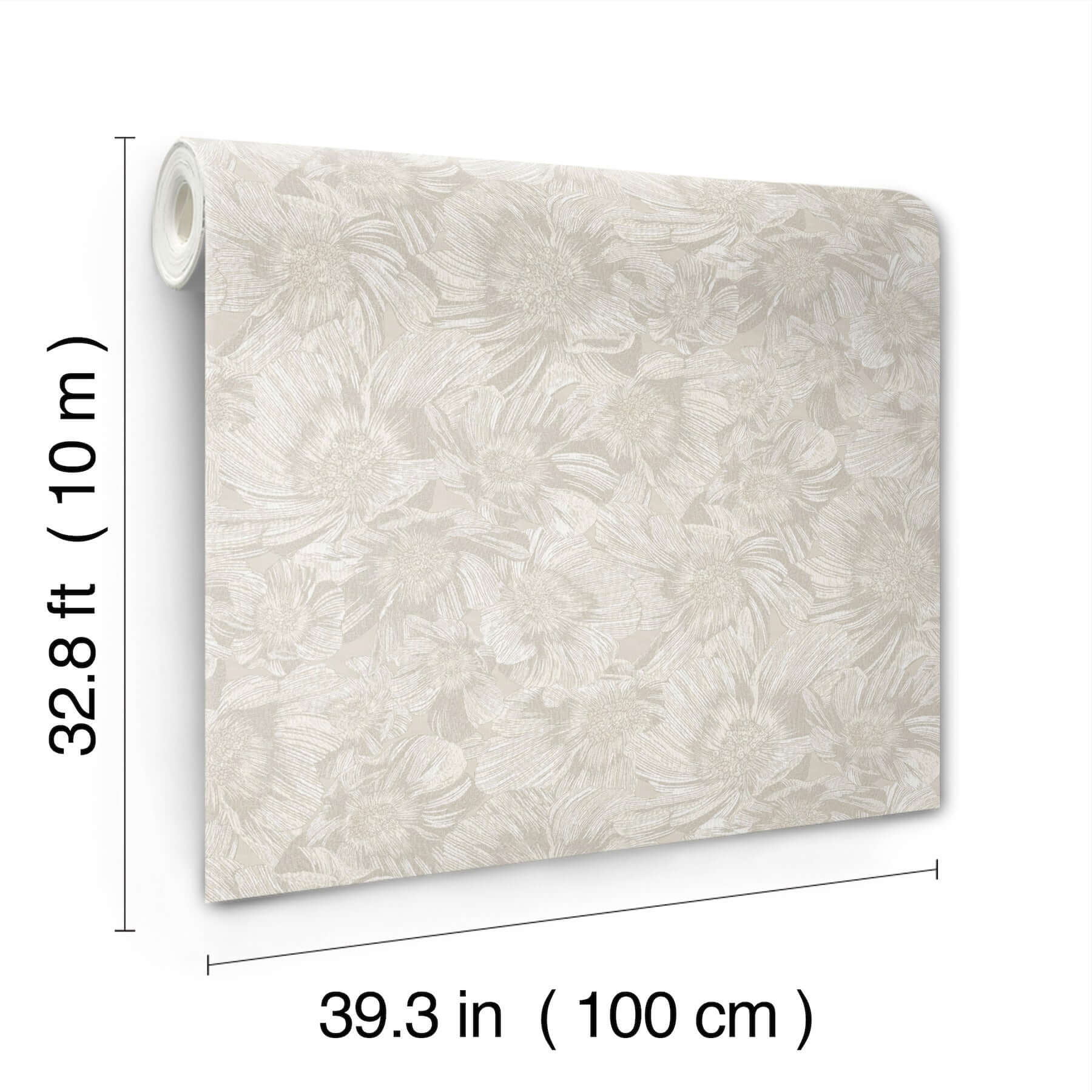 anemoni-white-wallpaper-york-wallcoverings-mi10502 - York Wallcoverings Wallpaper