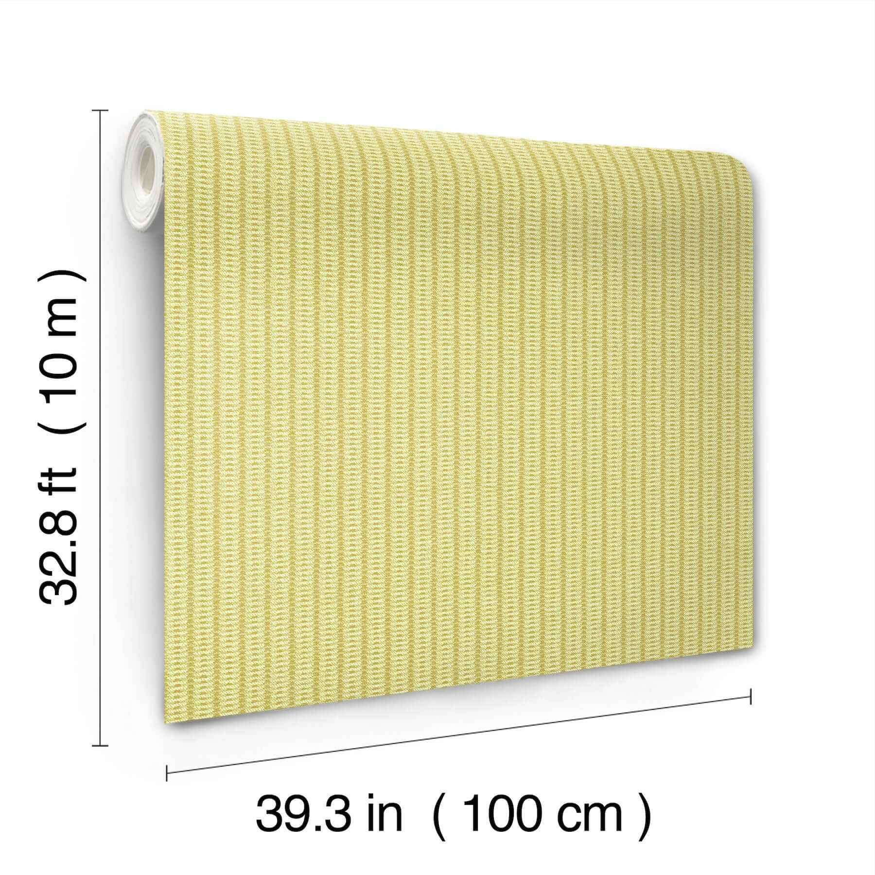 Mozart Yellow Wallpaper - York Wallcoverings - MI10544 - York Wallcoverings Papel pintado