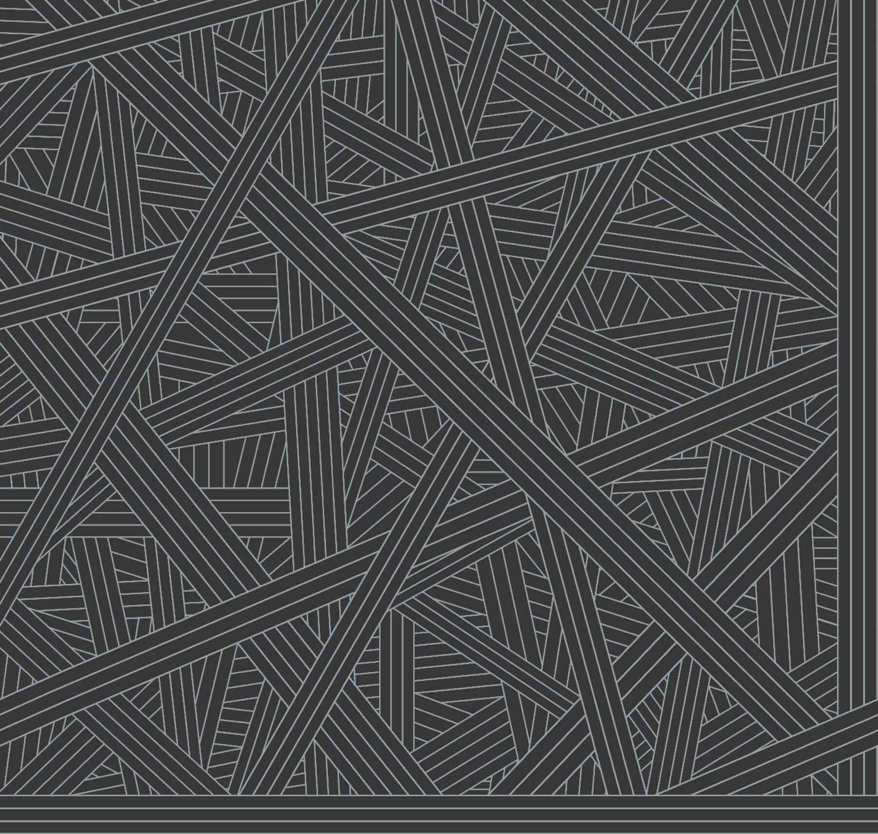 Nastri Black Wallpaper - York Wallcoverings - MI10564 - York Wallcoverings Wallpaper