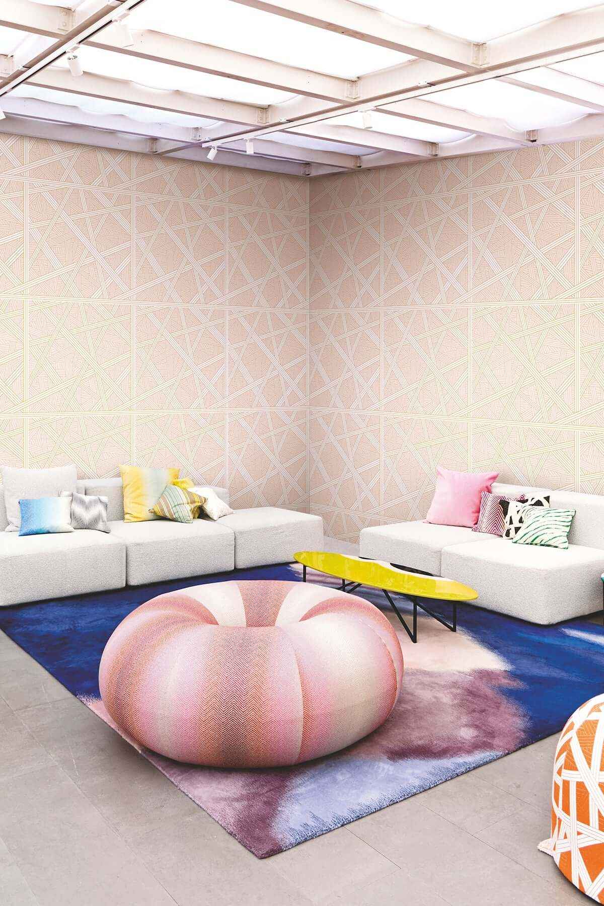 Nastri Pink Wallpaper - York Wallcoverings - MI10562 - York Wallcoverings Wallpaper