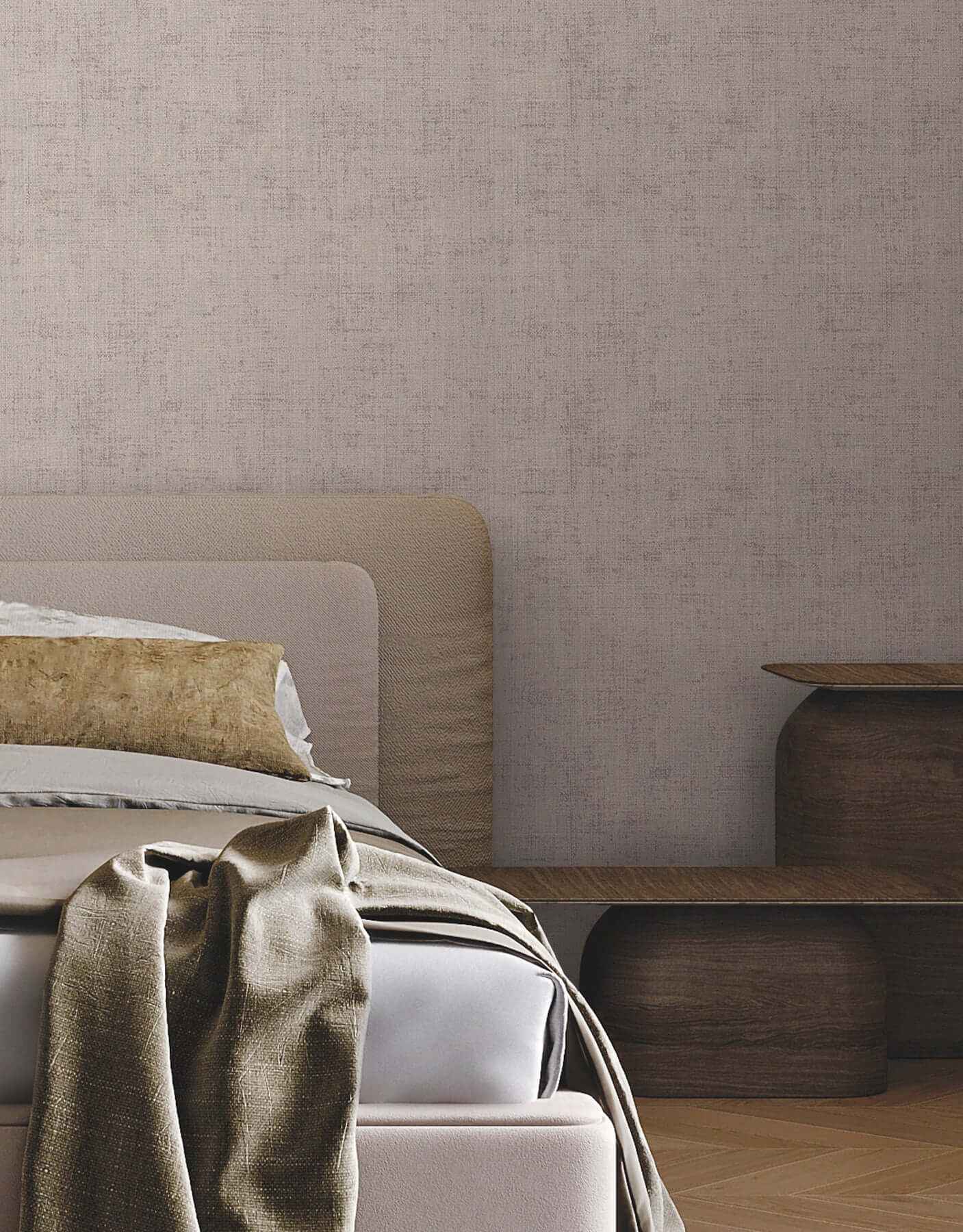 Alma Grey Faux Weave Wallpaper - York Wallcoverings - SI7144 - York Wallcoverings Wallpaper