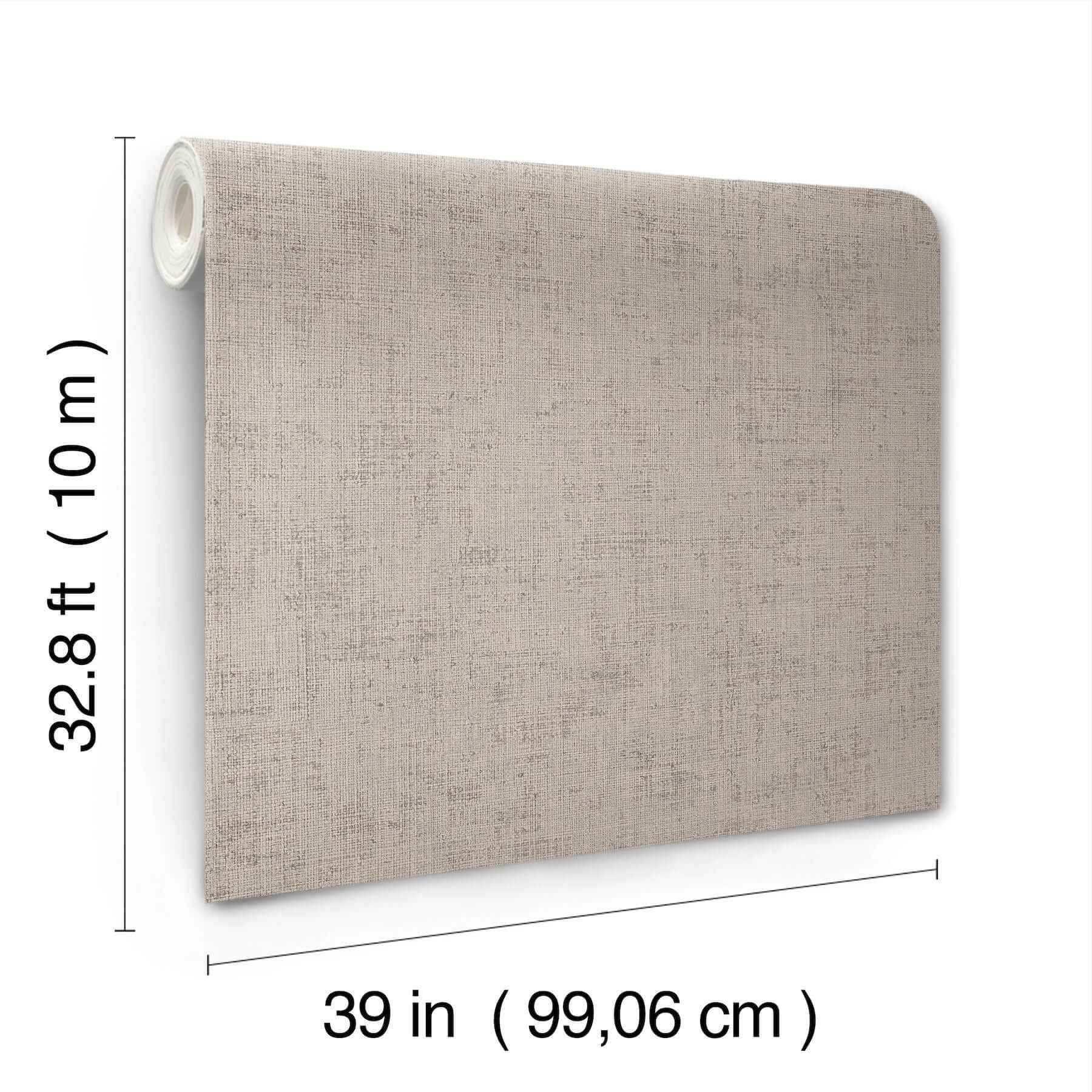 Alma Grey Faux Weave Wallpaper - York Wallcoverings - SI7144 - York Wallcoverings Wallpaper