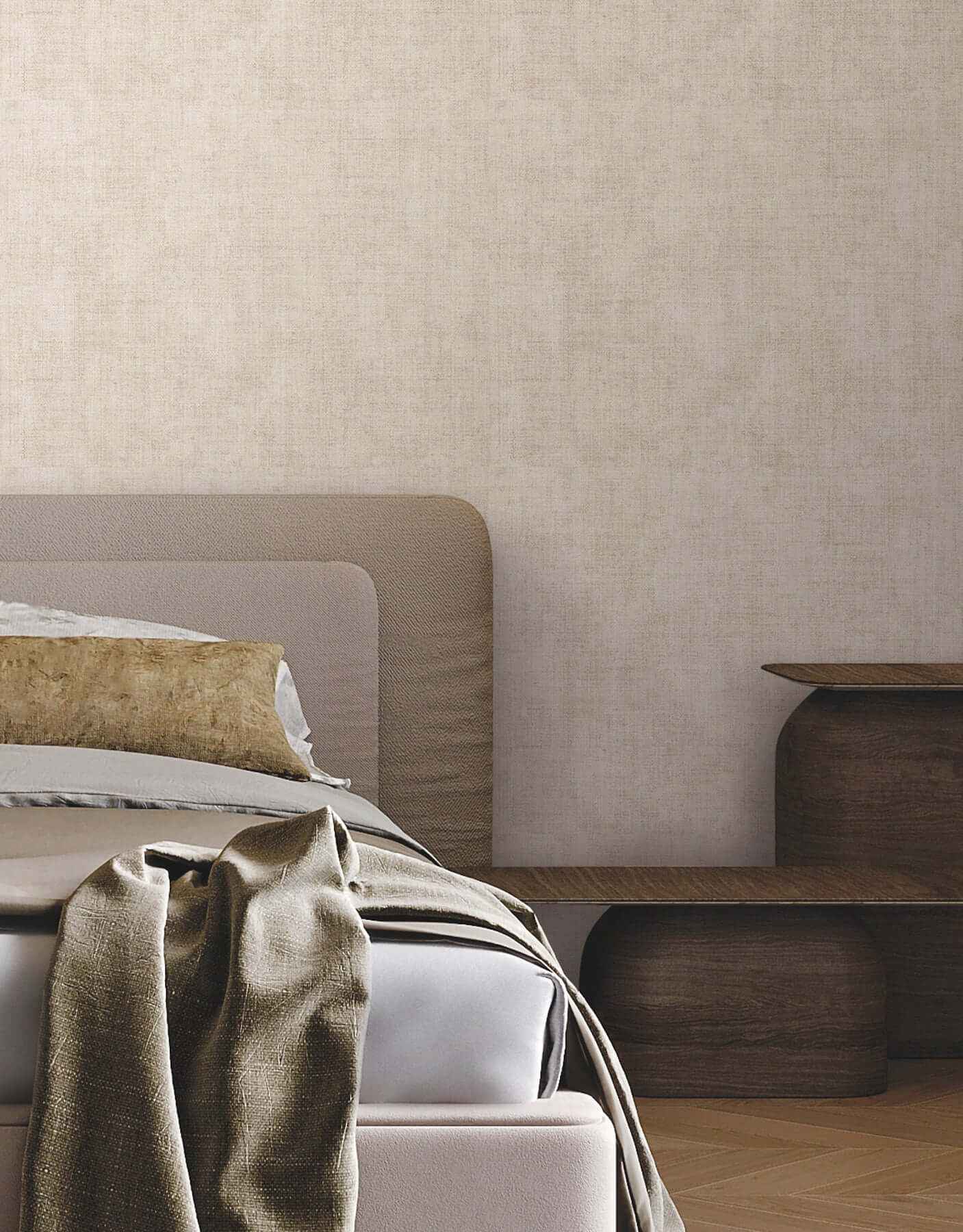 Alma Plaster Faux Weave Wallpaper - York Wallcoverings - SI7140 - York Wallcoverings Wallpaper