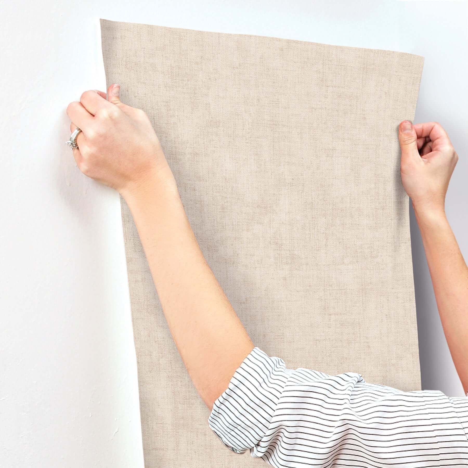 alma-plaster-faux-weave-wallpaper-york-wallcoverings-si7140 - York Wallcoverings Wallpaper