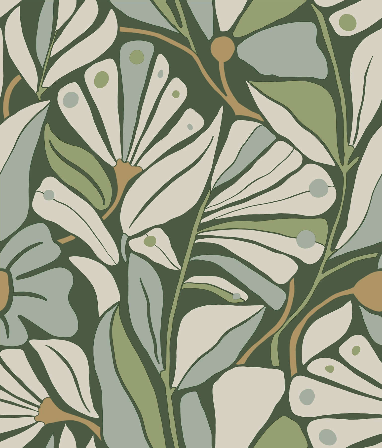cabana-club-lush-wallpaper-york-wallcoverings-mt5627 - York Wallcoverings Wallpaper