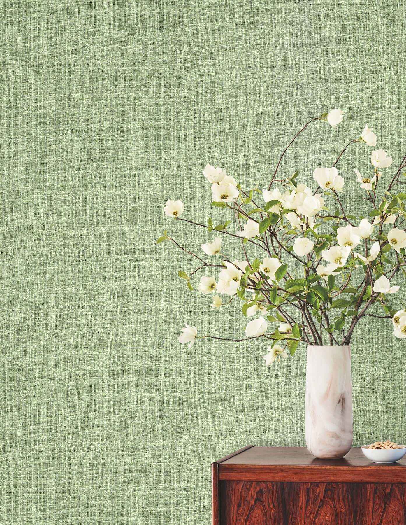 Cromie Green Wallpaper - York Wallcoverings - SI6928