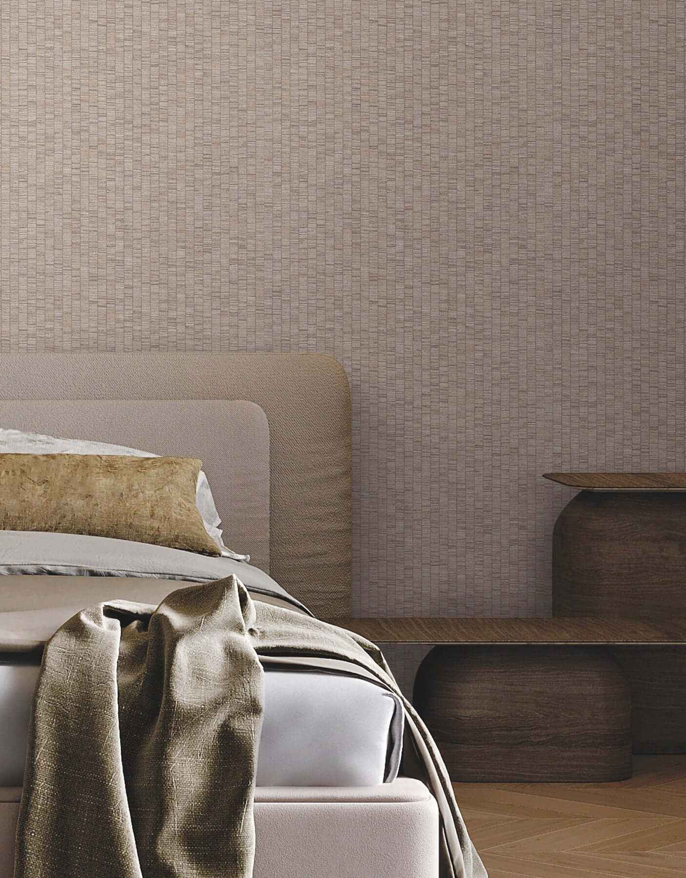 Lemuria Taupe Wallpaper - York Wallcoverings - SI6575 - York Wallcoverings Wallpaper