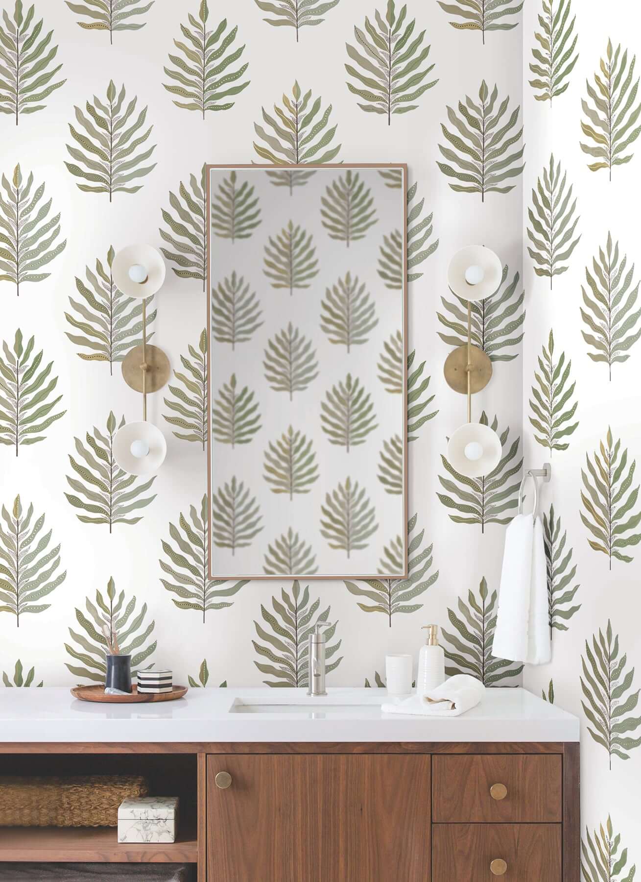 miramar-desert-palm-wallpaper-york-wallcoverings-mt5603 - York Wallcoverings Wallpaper