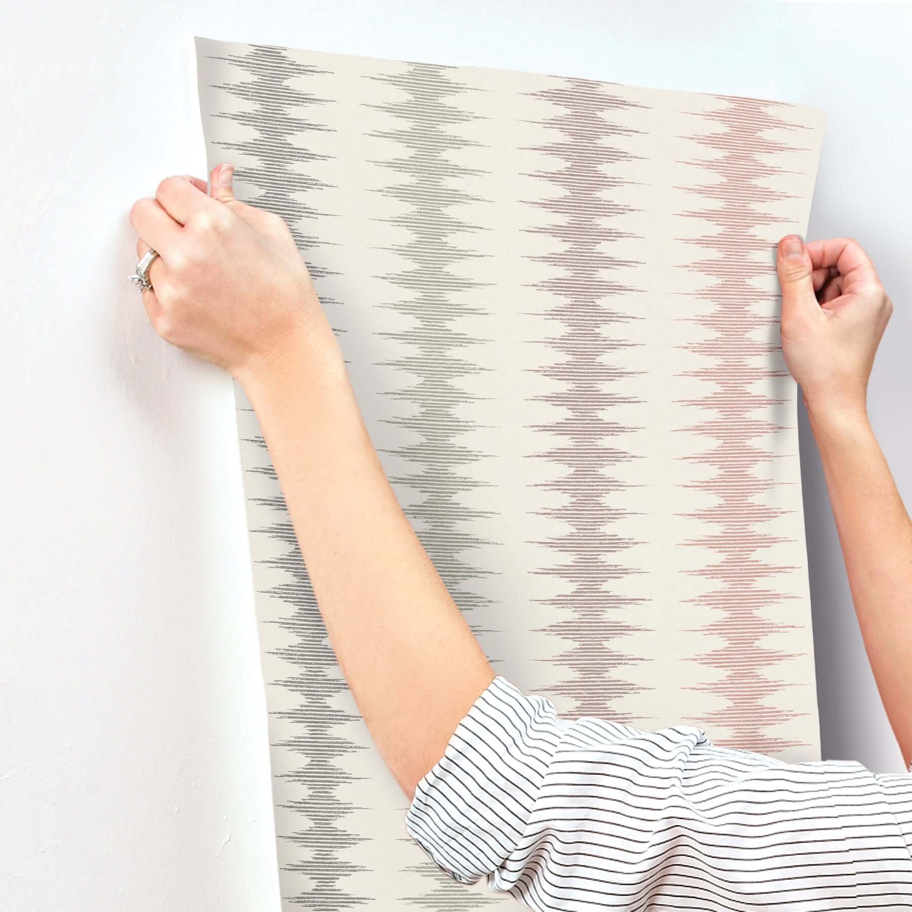 woven-desert-rose-wallpaper-york-wallcoverings-mt5644 - York Wallcoverings Wallpaper
