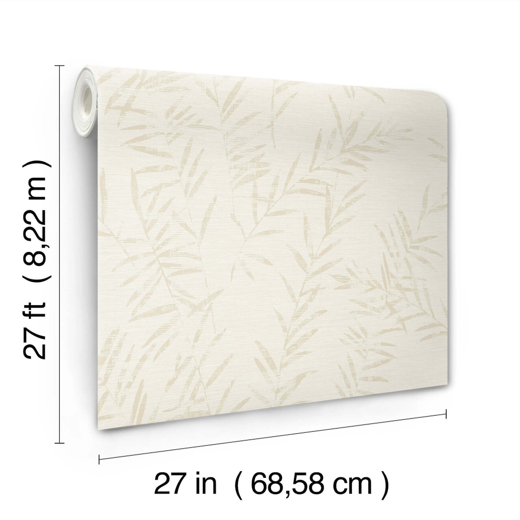 allerton-bamboo-alabaster-wallpaper-york-wallcoverings-ab3065 - York Wallpaper Wallpaper