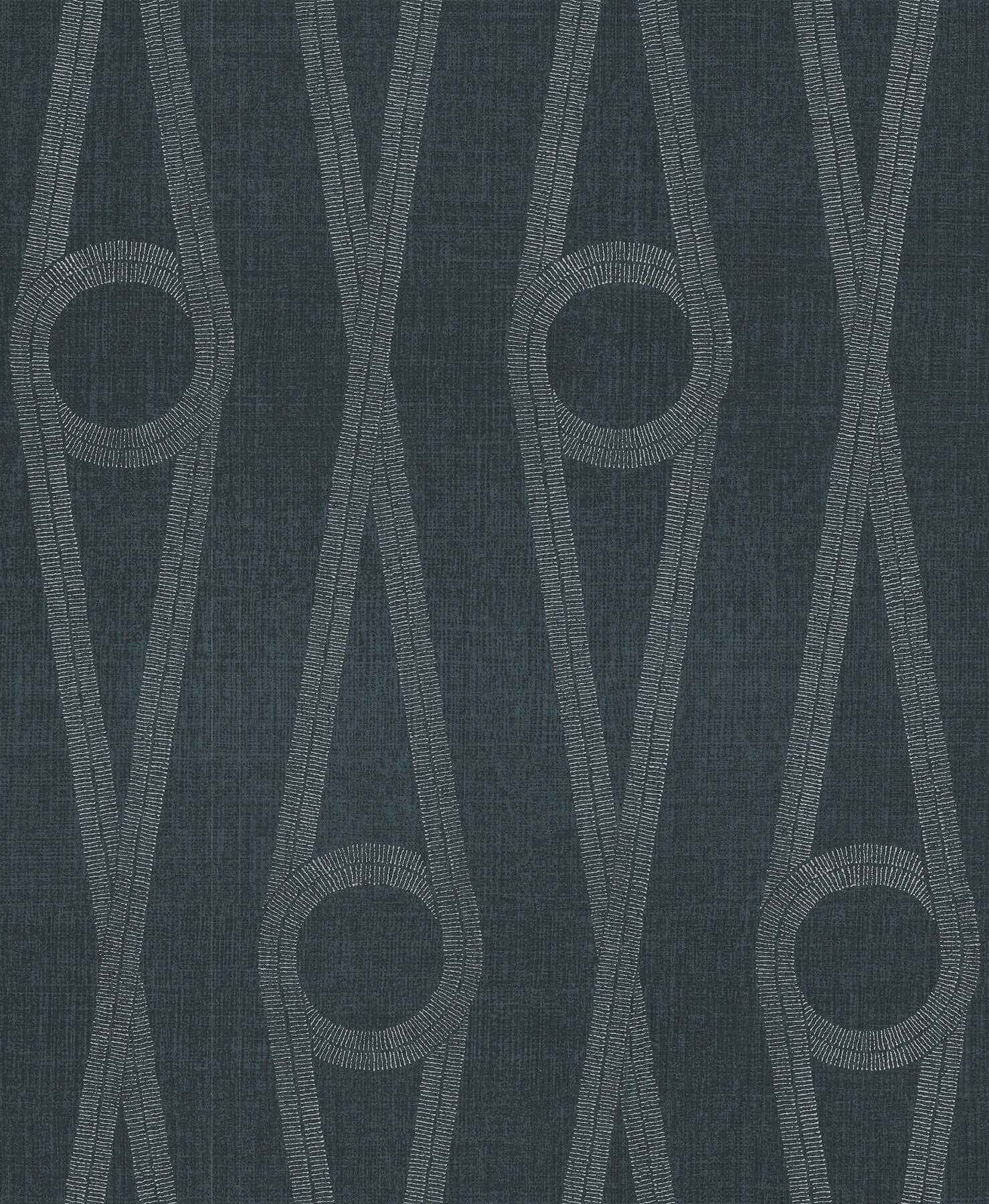 Henlein Indigo Wallpaper - York Wallcoverings - AB3015 - York Wallcoverings Wallpaper