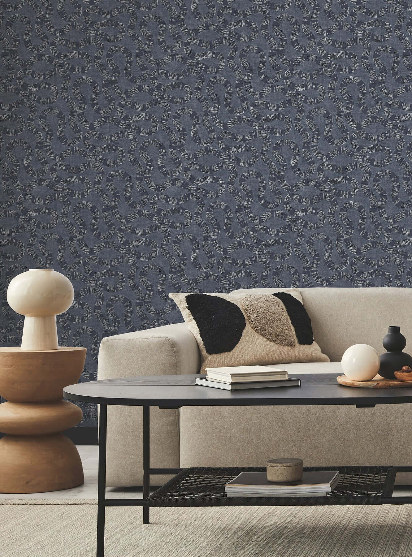ophidia-navy-wallpaper-york-wallcoverings-ab3002 - York Wallcoverings Wallpaper