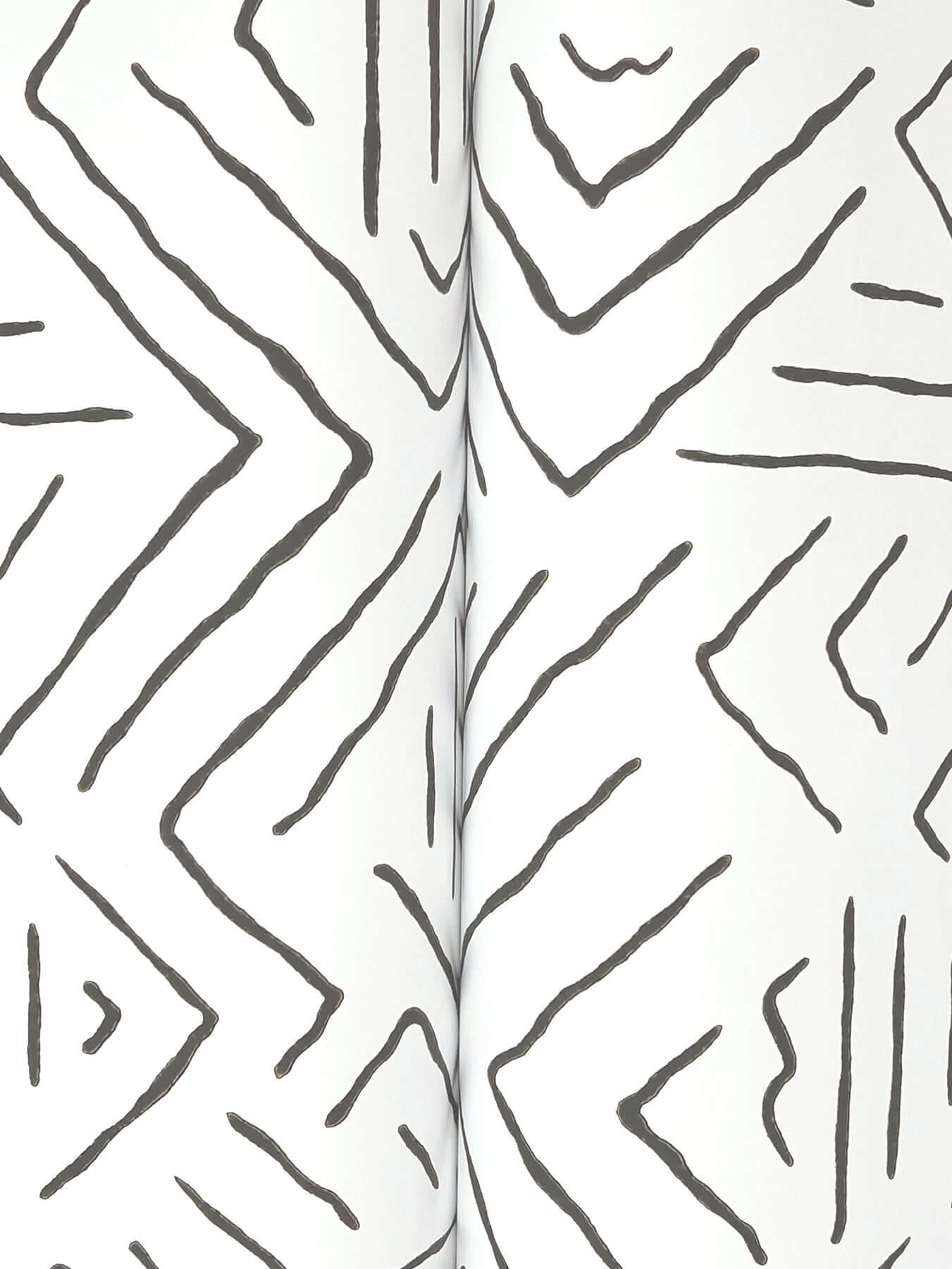 sirih-black-wallpaper-york-wallcoverings-ab3081 - York Wallcoverings Wallpaper