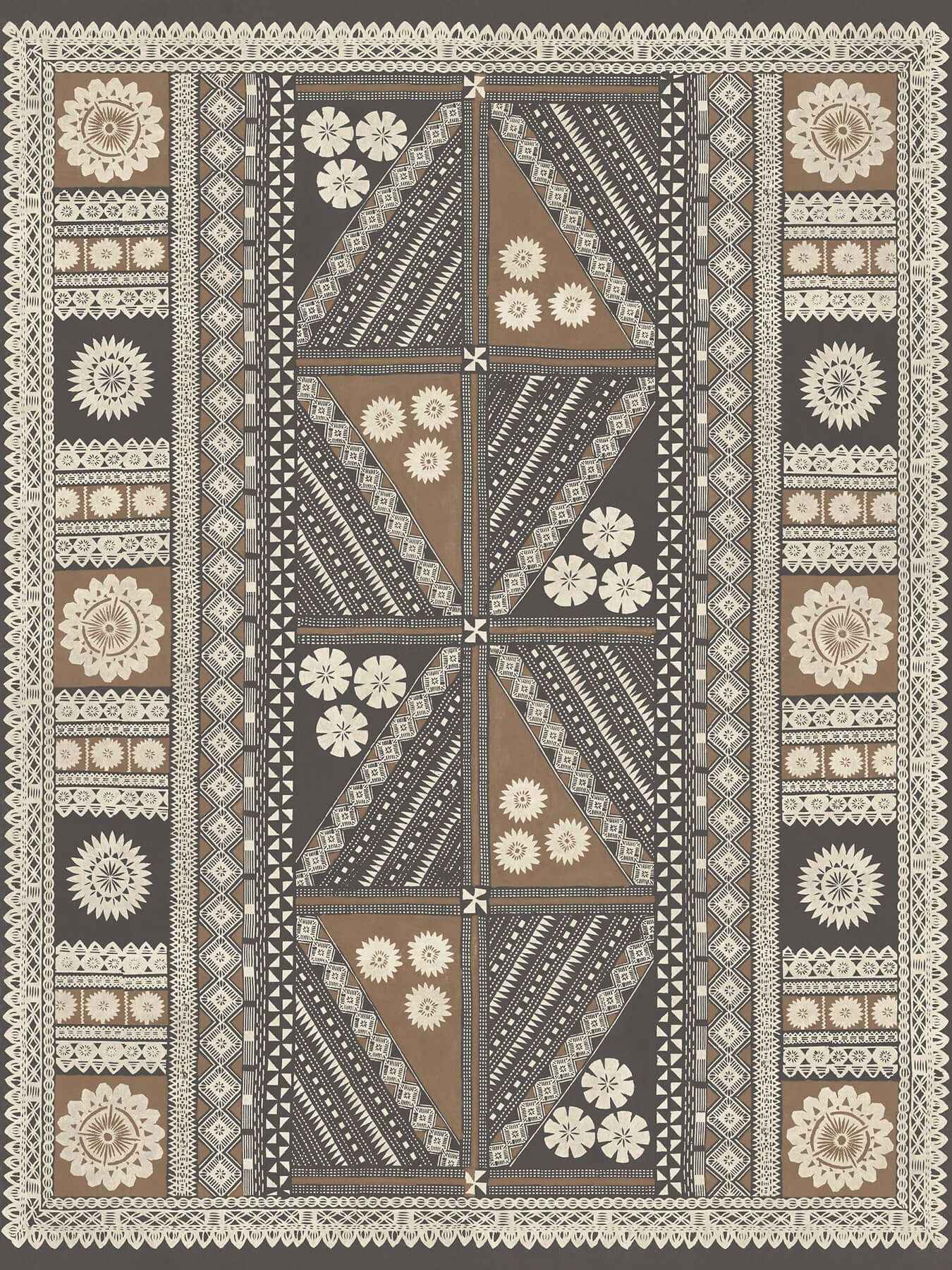 Tapa Sienna Wall Mural - York Wallcoverings - AB3057M - York Wallcoverings Wallpaper