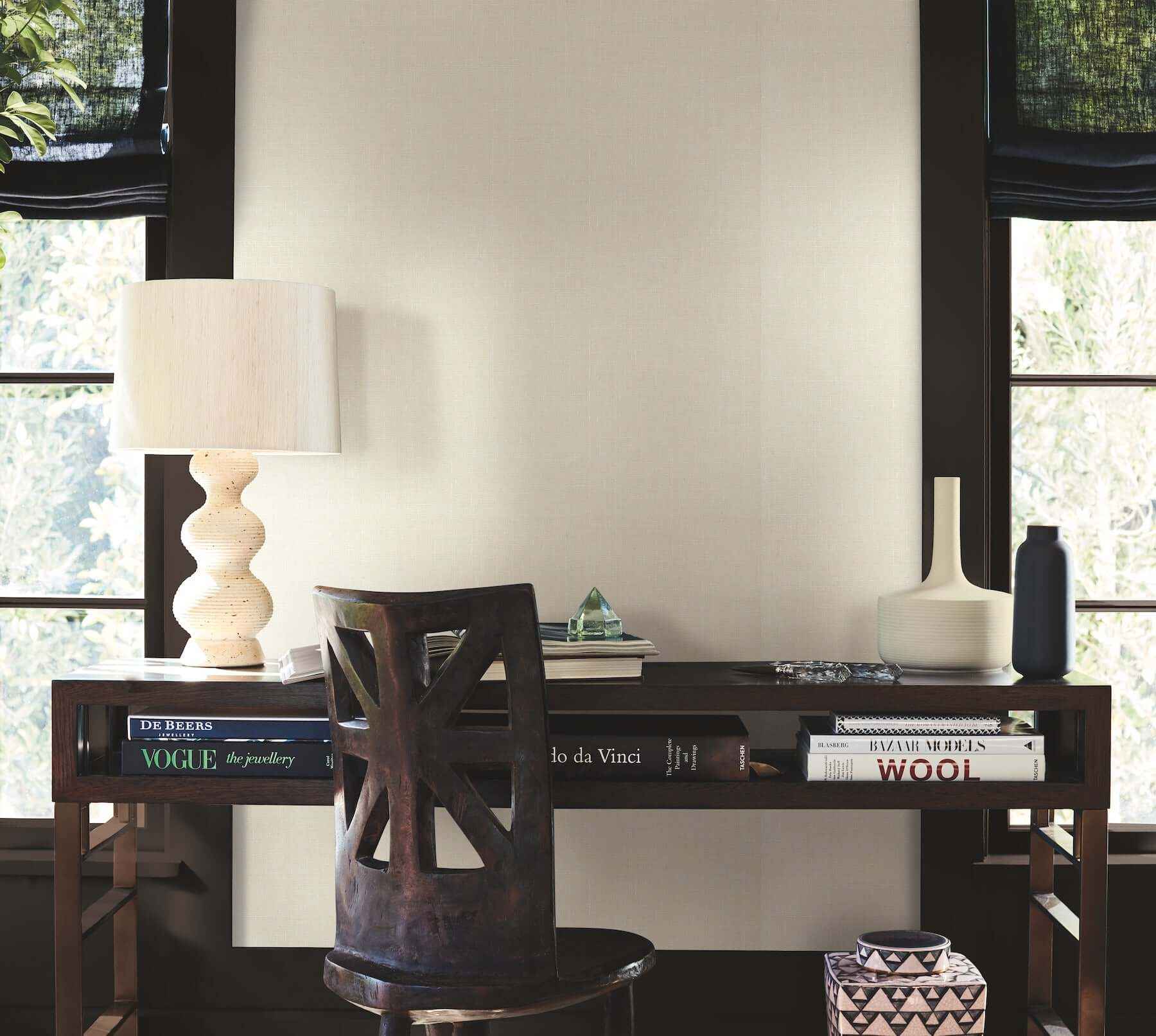 Woven Linen Cloud Wallpaper - York Wallcoverings - AB1801 - York Wallcoverings Wallpaper
