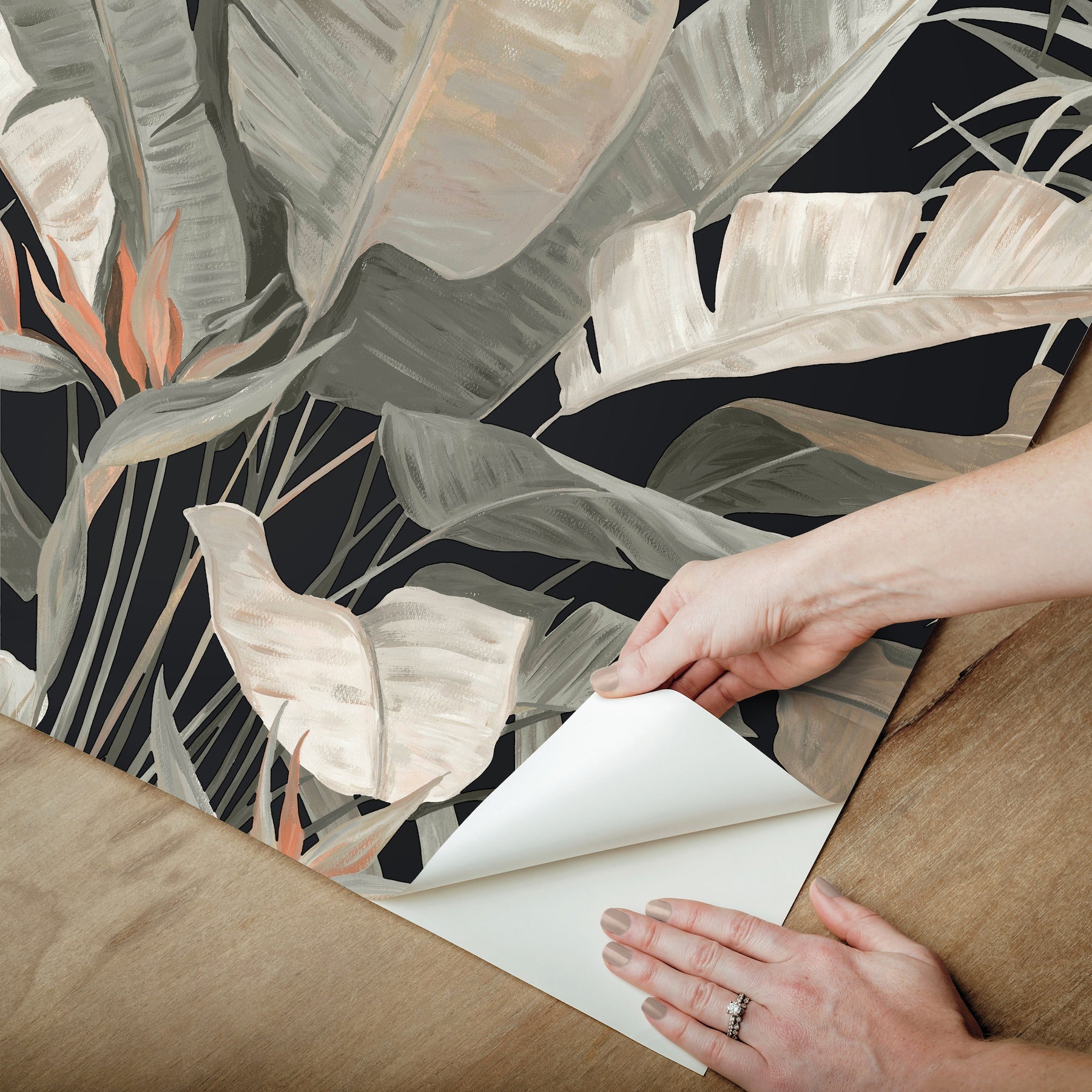 tropical-cabana-premium-peel-stick-wallpaper-black-york-wallcoverings-psw1614rl