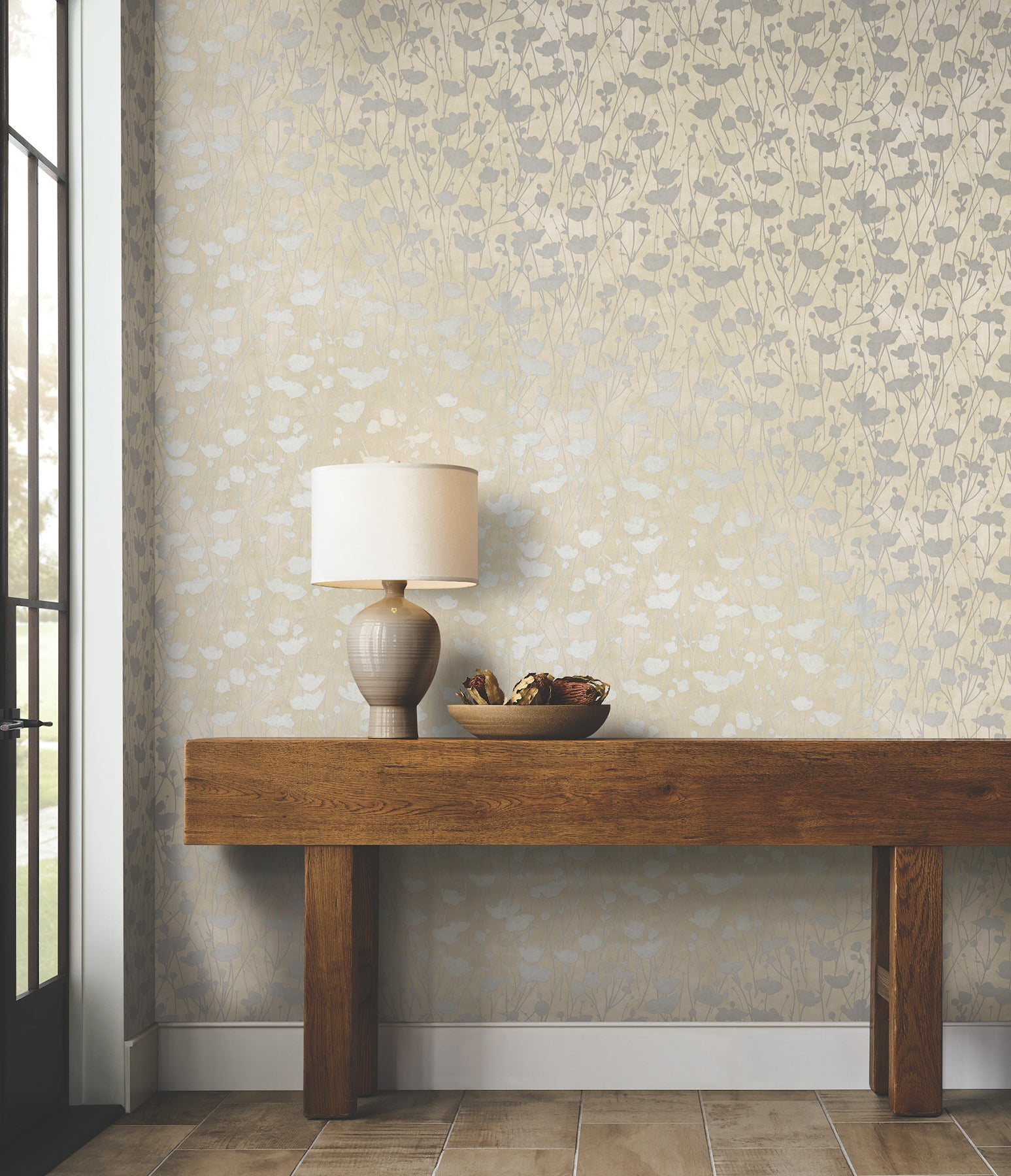 shimmering-poppies-wallpaper-cream-silver-york-wallcoverings-za8067