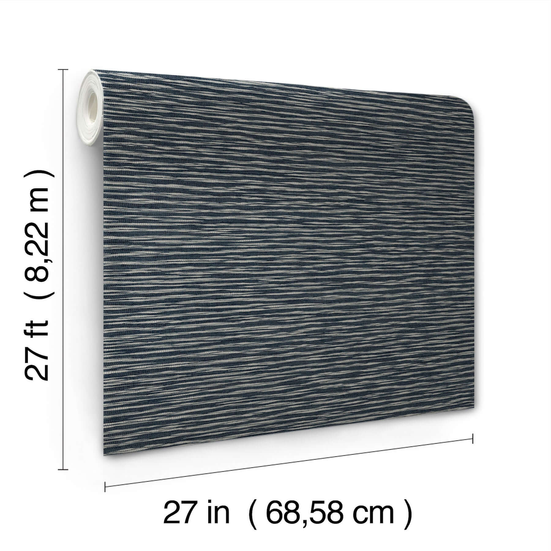 lotus-weave-navy-wallpaper-york-wallcoverings-za8042 - York Wallpaper Wallpaper