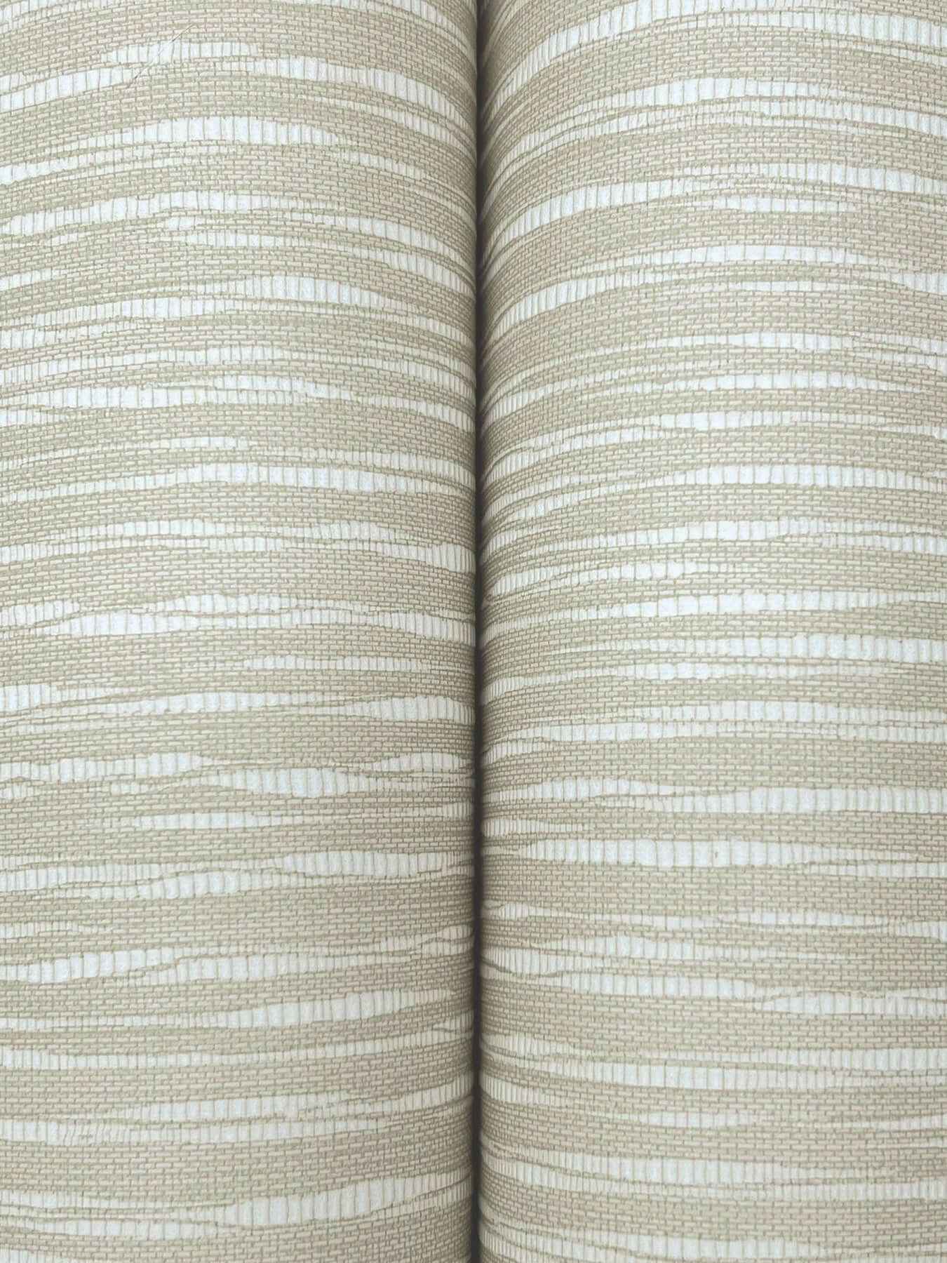 Lotus Weave Warm Grey Wallpaper - York Wallcoverings - ZA8046 - York Wallcoverings Wallpaper