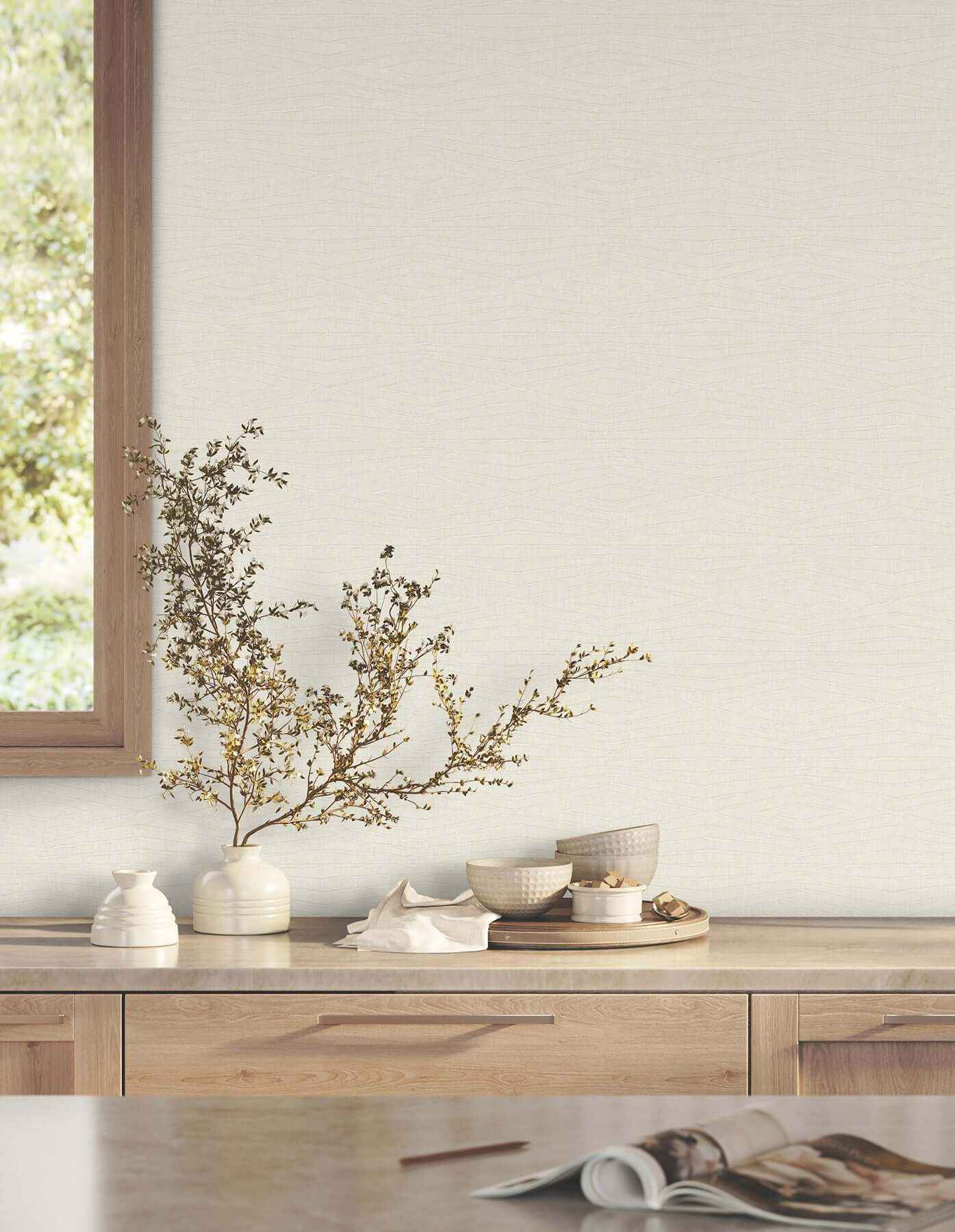 Daystone Pearl Wallpaper - York Wallcoverings - ZA8014 - York Wallcoverings Wallpaper