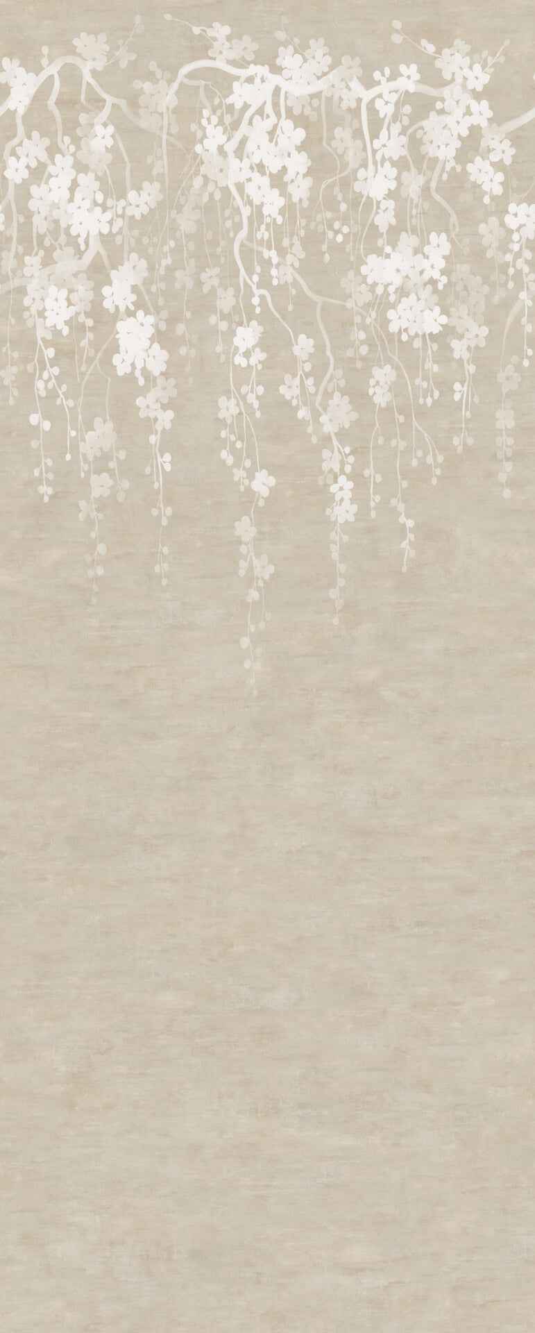 Sakura Blooms Neutral Wall Mural - York Wallcoverings - ZA8059M