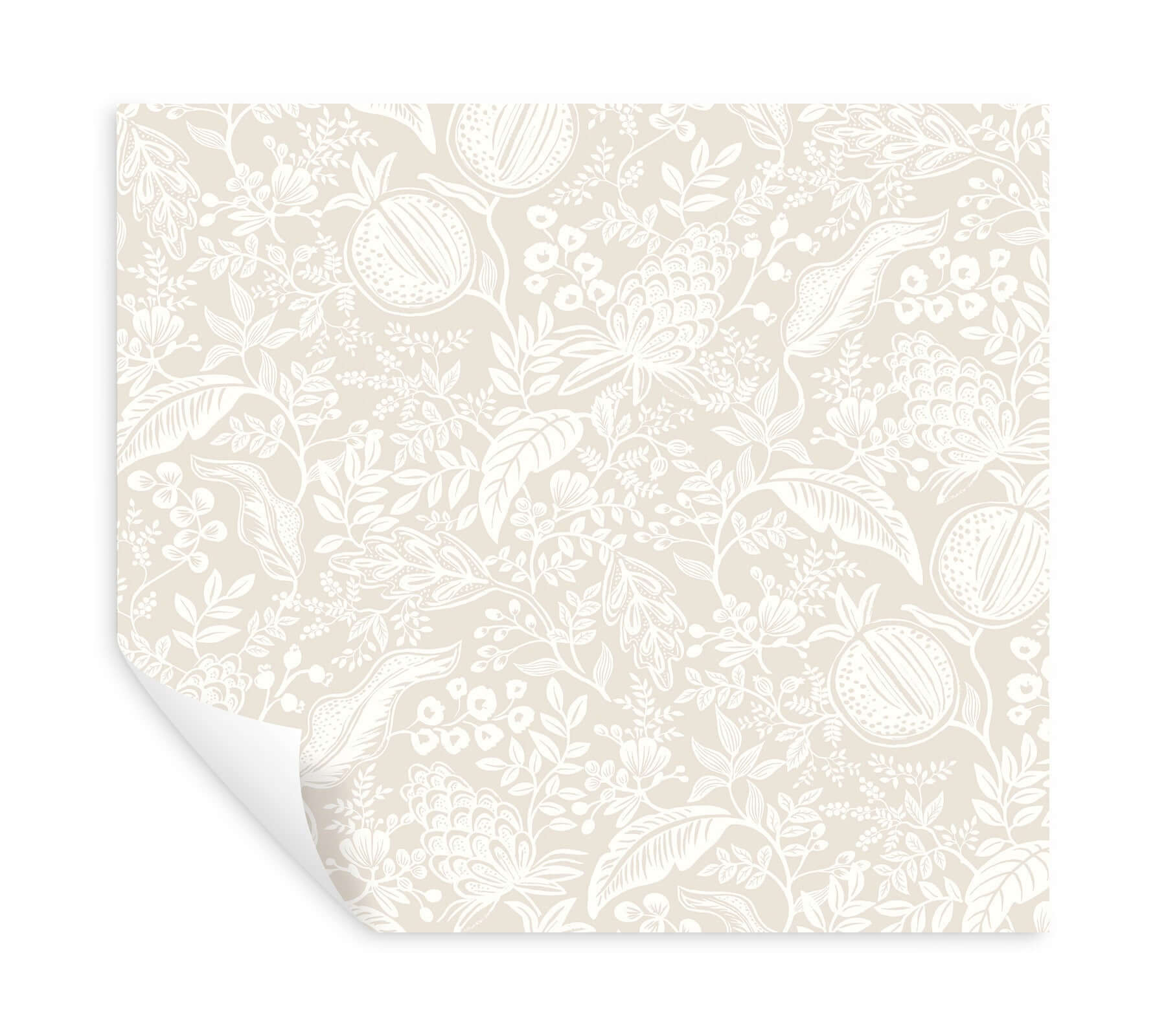 pomegranate-beige-white-peel-stick-wallpaper-york-wallcoverings-psw1629rl - York Wallpaper Wallpaper