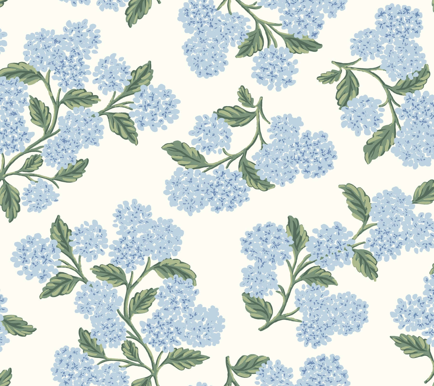 hydrangea-blue-white-peel-stick-wallpaper-york-wallcoverings-psw1617rl - York Wallcoverings Wallpaper