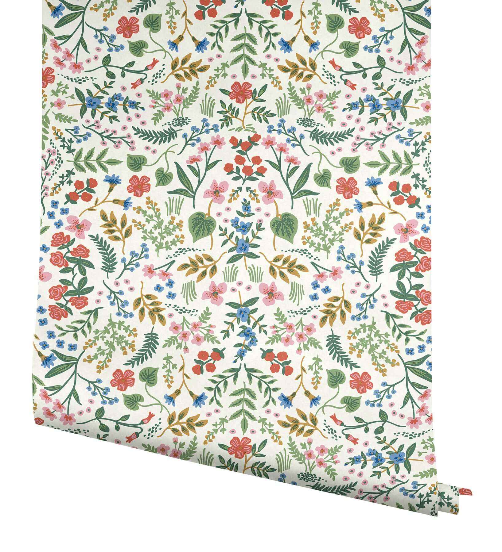 Wildwood Rose Peel & Stick Wallpaper - York Wallcoverings - PSW1624RL - York Wallcoverings Wallpaper
