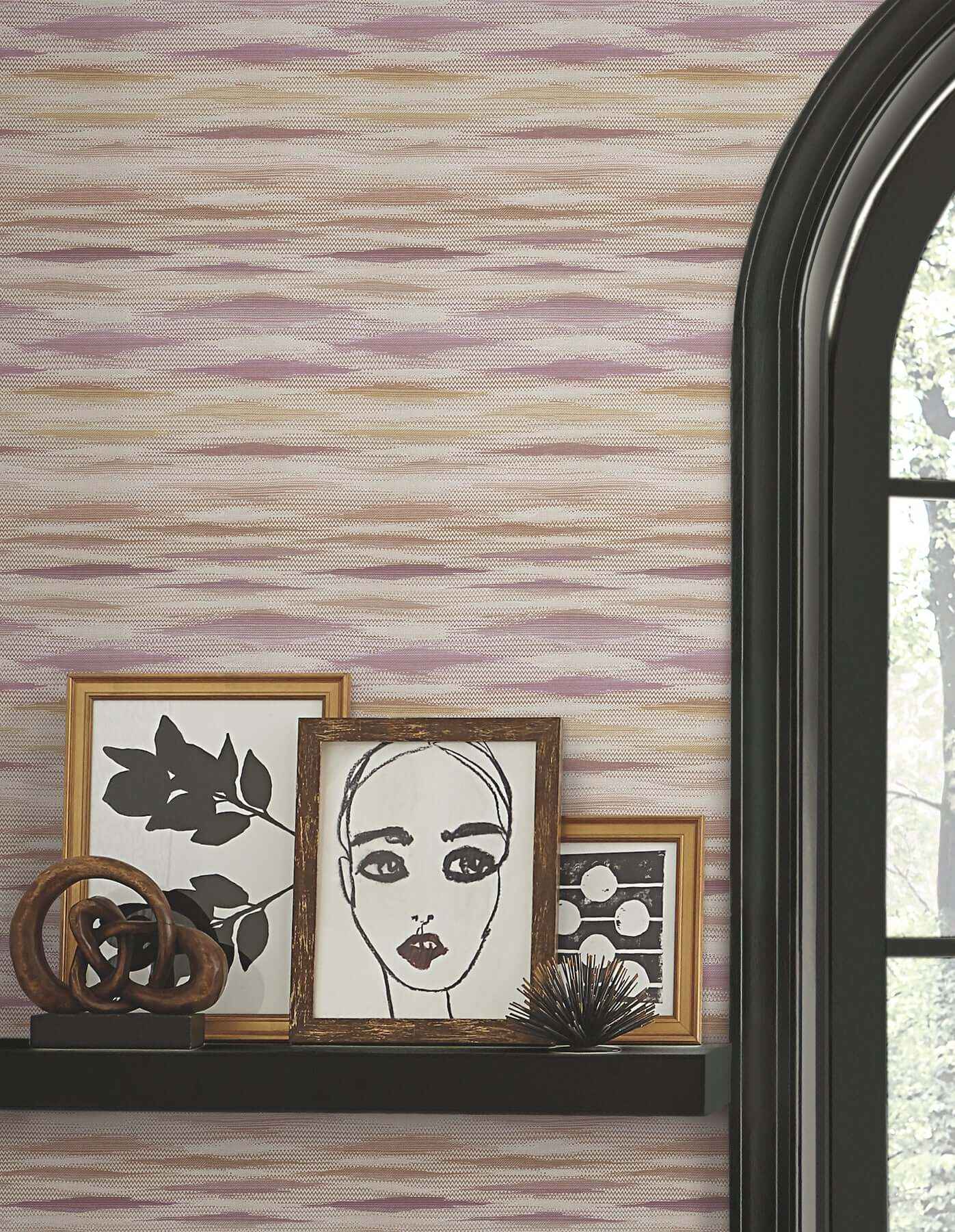 Fireworks Mauve Peel & Stick Wallpaper - York Wallcoverings - PSW1648RL