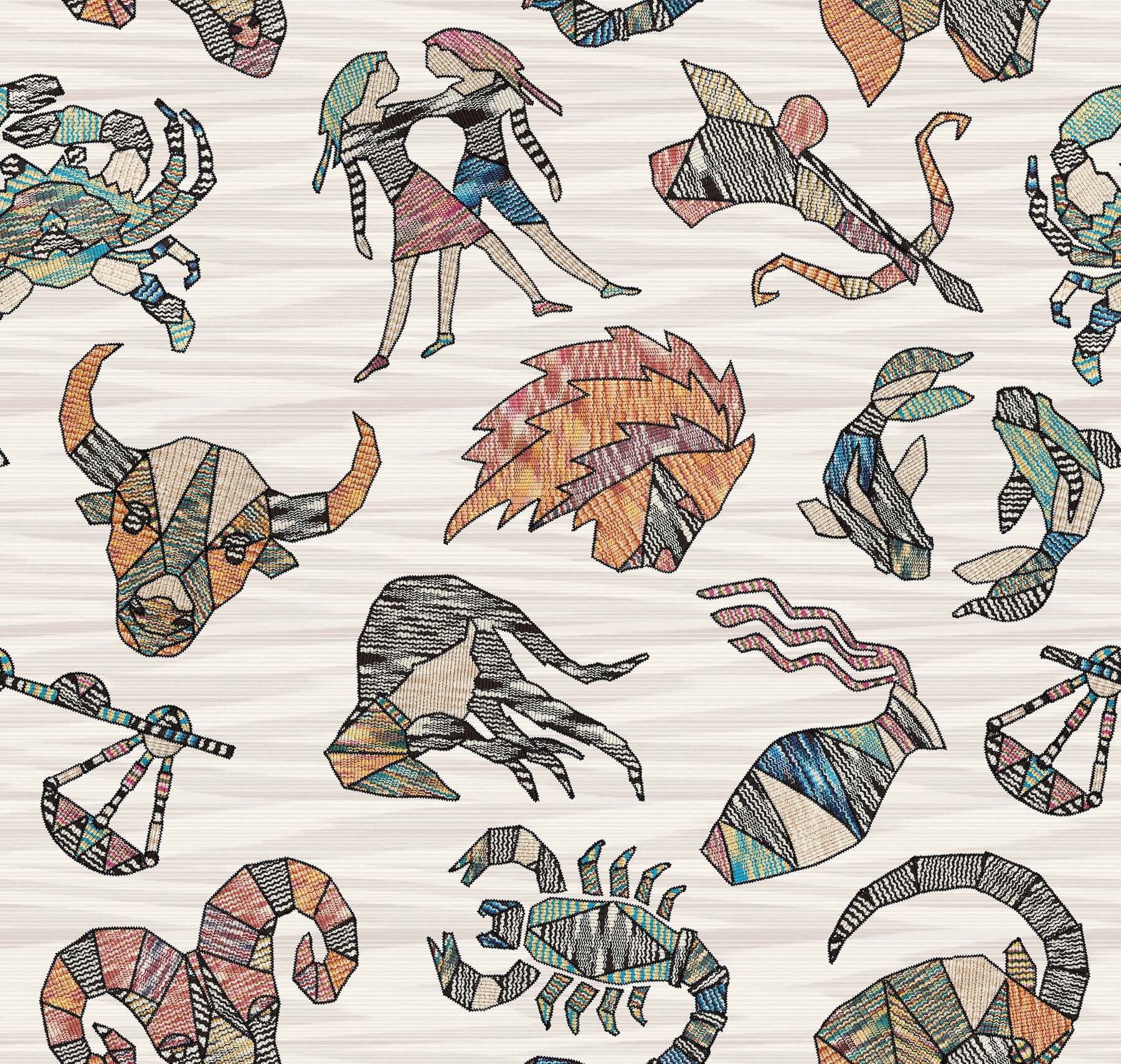 constellations-multicolor-peel-stick-wallpaper-york-wallcoverings-psw1644rl - York Wallcoverings Wallpaper