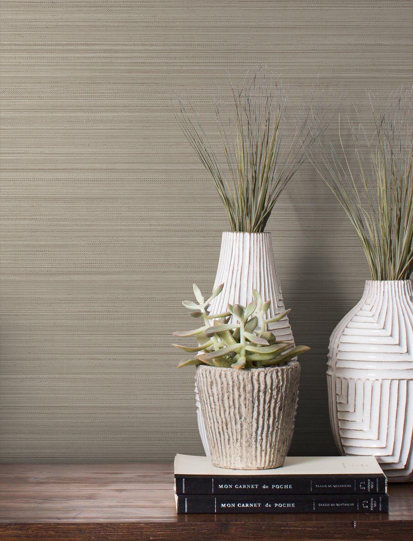 Loomed Wheat Wallpaper - York Wallcoverings - MJ4885N - York Wallcoverings Wallpaper
