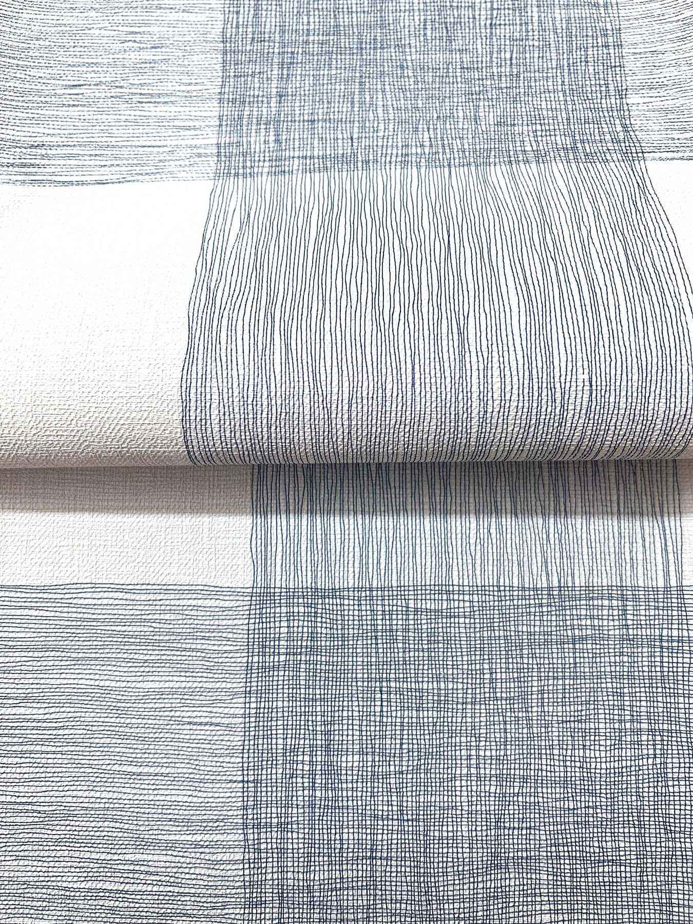 Weft And Weave Indigo Wallpaper - York Wallcoverings - MJ4838 - York Wallcoverings Wallpaper