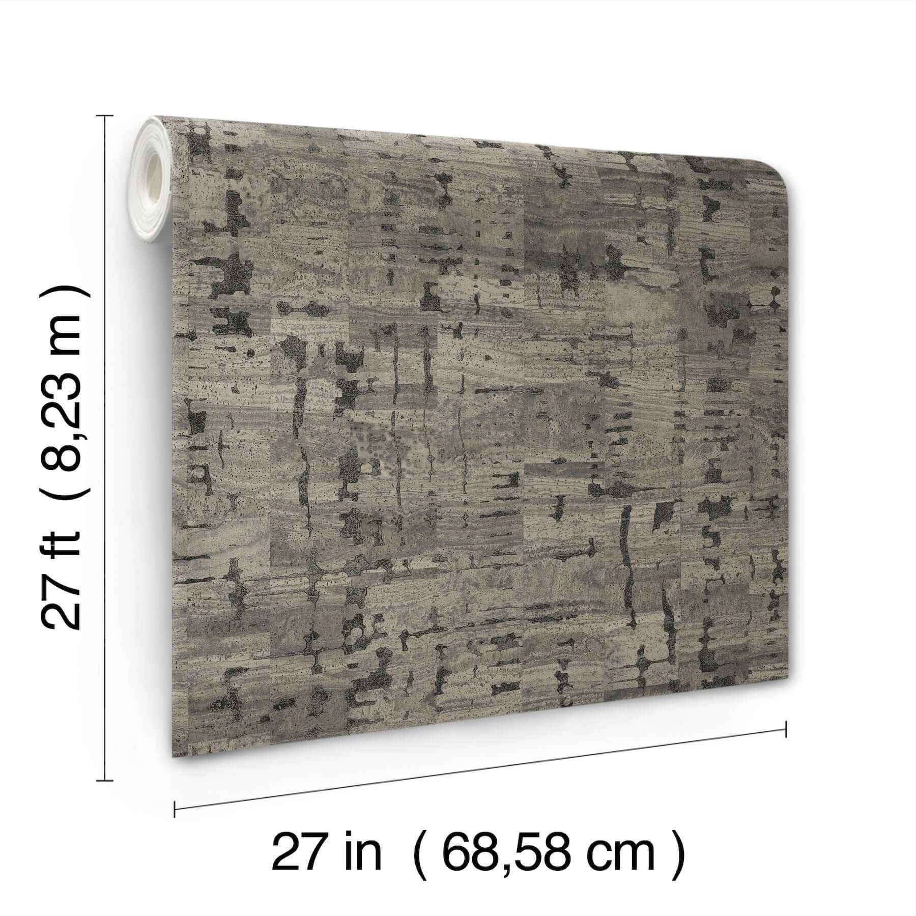 Pop The Cork Charcoal Wallpaper - York Wallcoverings - GN2654 - York Wallcoverings Wallpaper