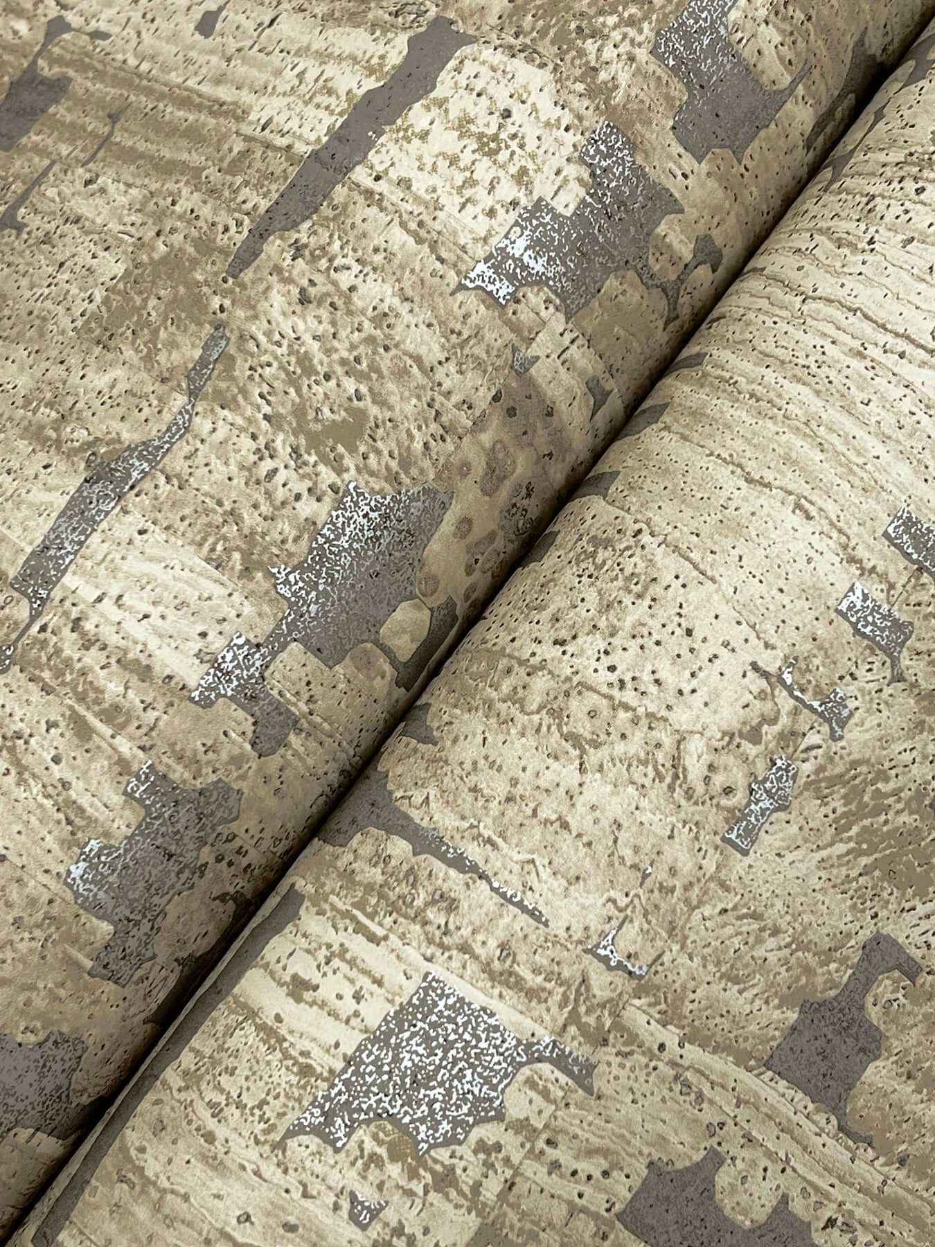 Pop The Cork Taupe Wallpaper - York Wallcoverings - GN2651 - York Wallcoverings Wallpaper