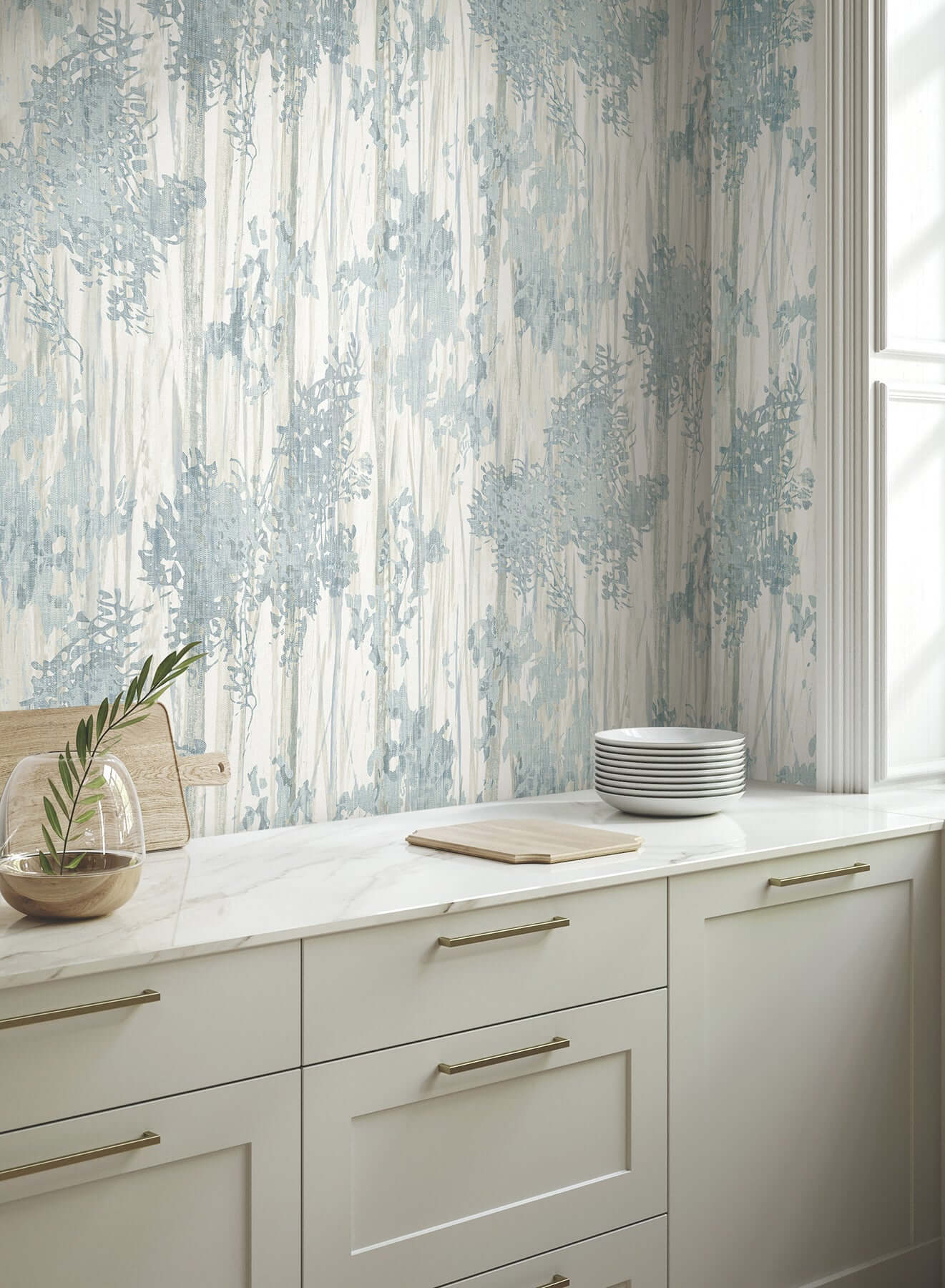 aspen-grove-blue-wallpaper-york-wallcoverings-gn2602 - York Wallpaper Wallpaper