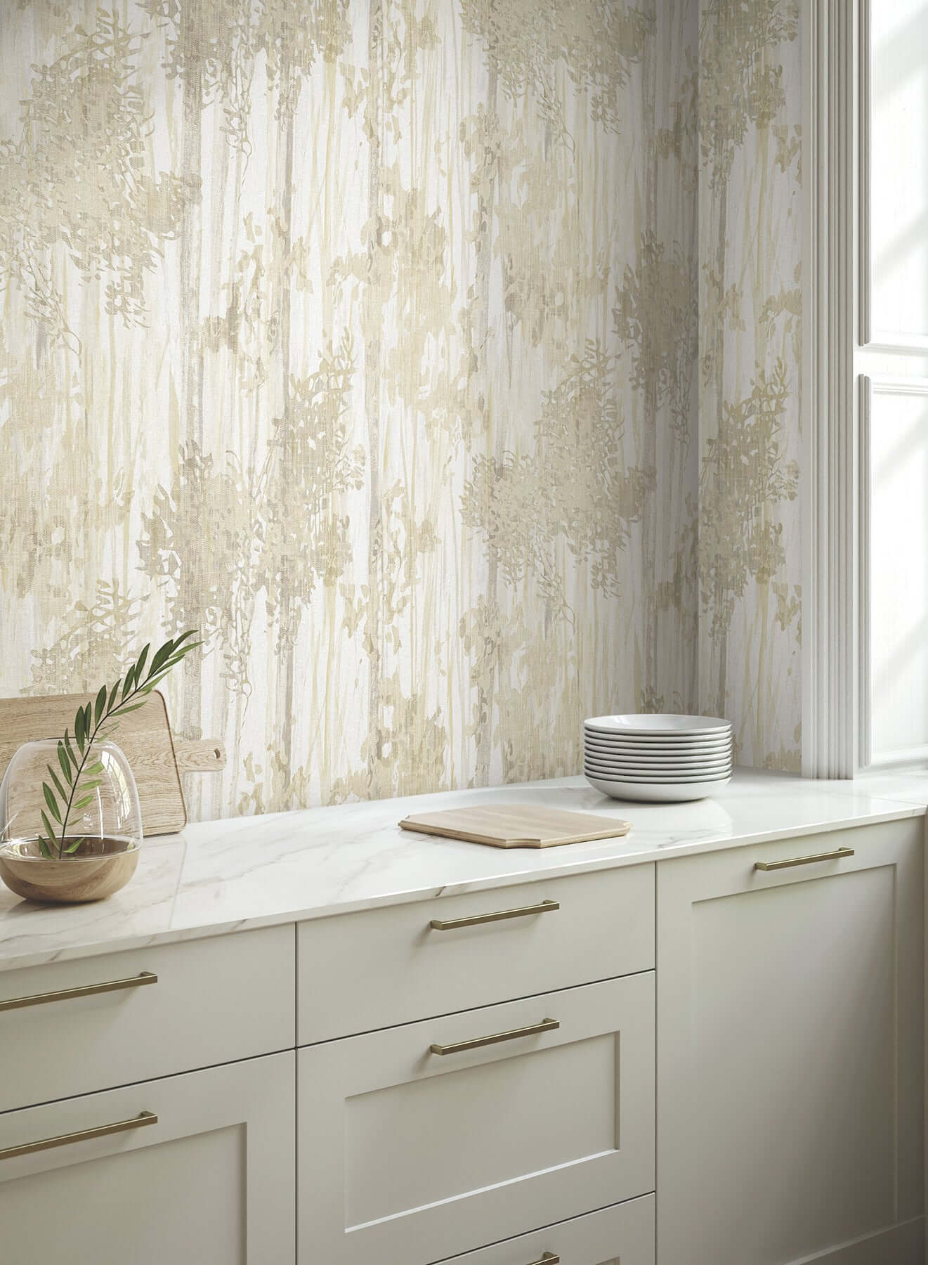 aspen-grove-sand-wallpaper-york-wallcoverings-gn2604 - York Wallcoverings Wallpaper