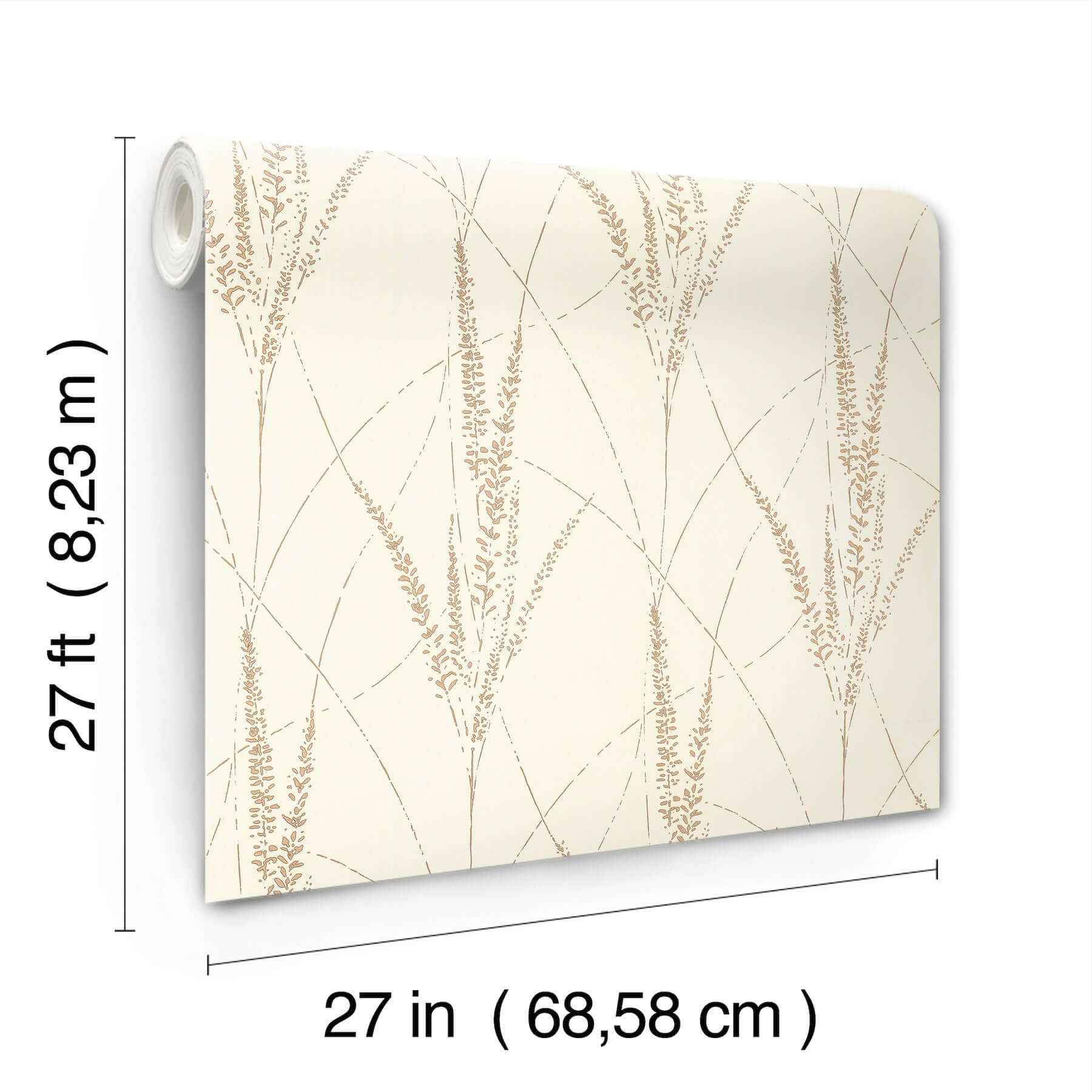 Graceful Willow Cotton Wallpaper - York Wallcoverings - GN2645 - York Wallcoverings Wallpaper