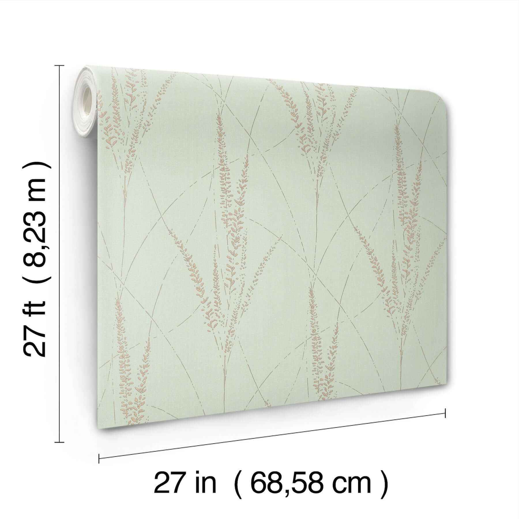 Graceful Willow Lagoon Wallpaper - York Wallcoverings - GN2643 - York Wallcoverings Wallpaper