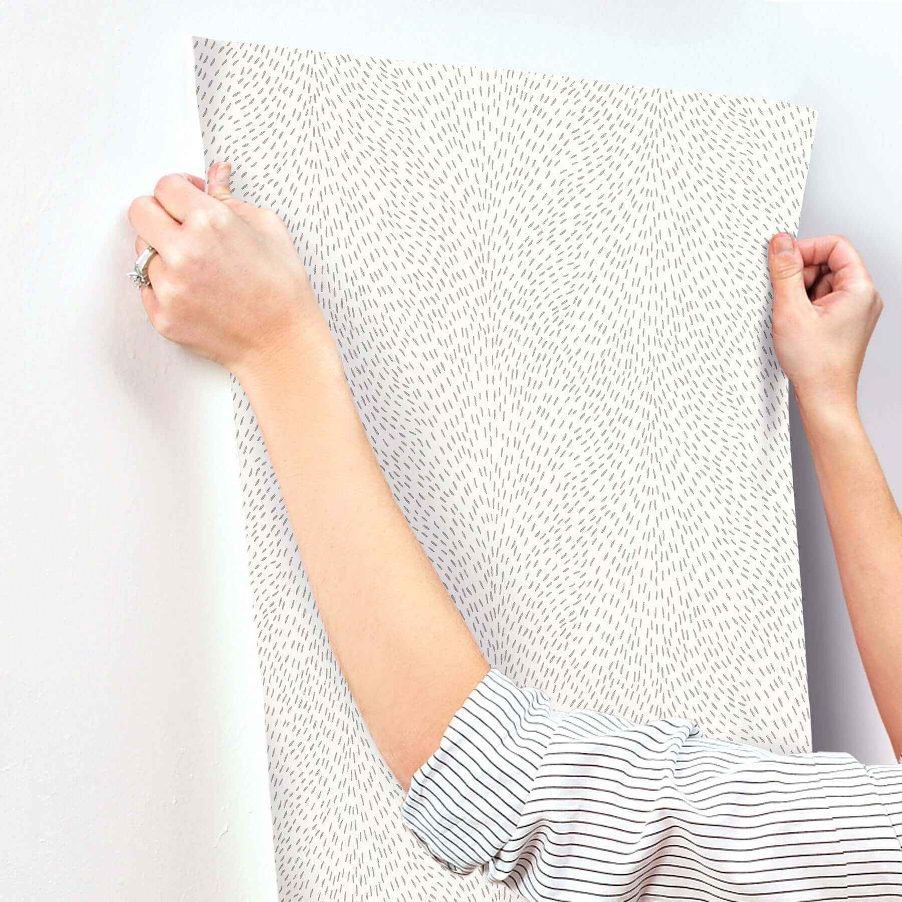 Dew Drop White Wallpaper - York Wallcoverings - GN2593 - York Wallcoverings Wallpaper